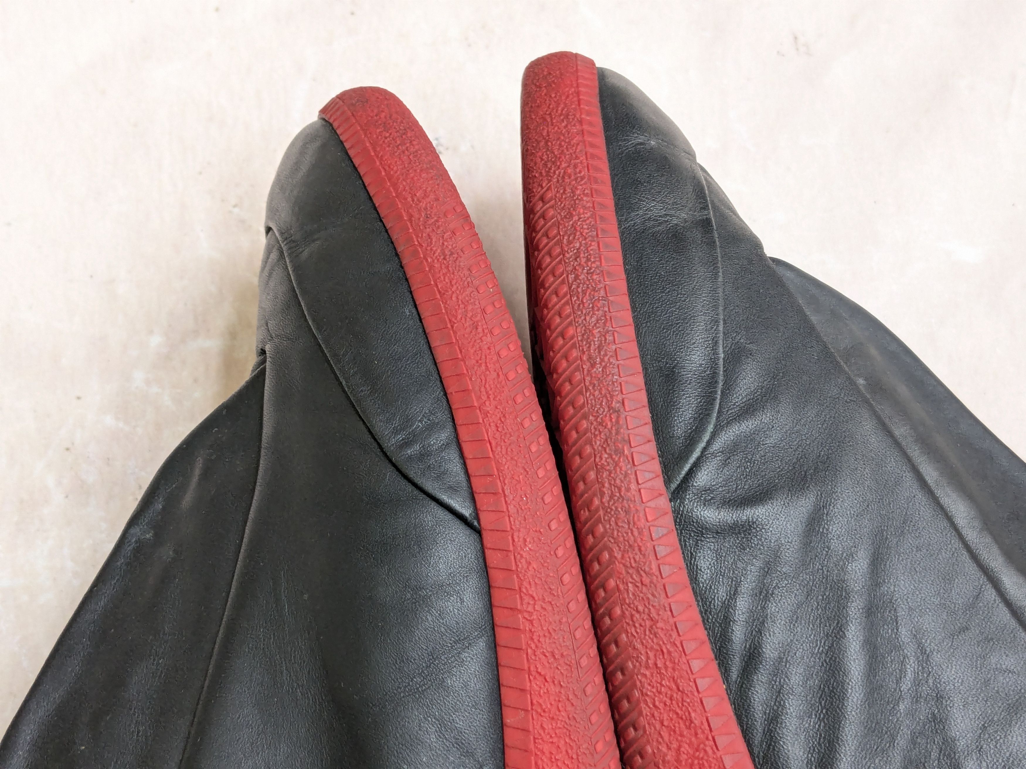 Maison Margiela Maison Margiela Future Black Red 12 45 High Tops Leather Size US 12 / EU 45 - 13 Thumbnail