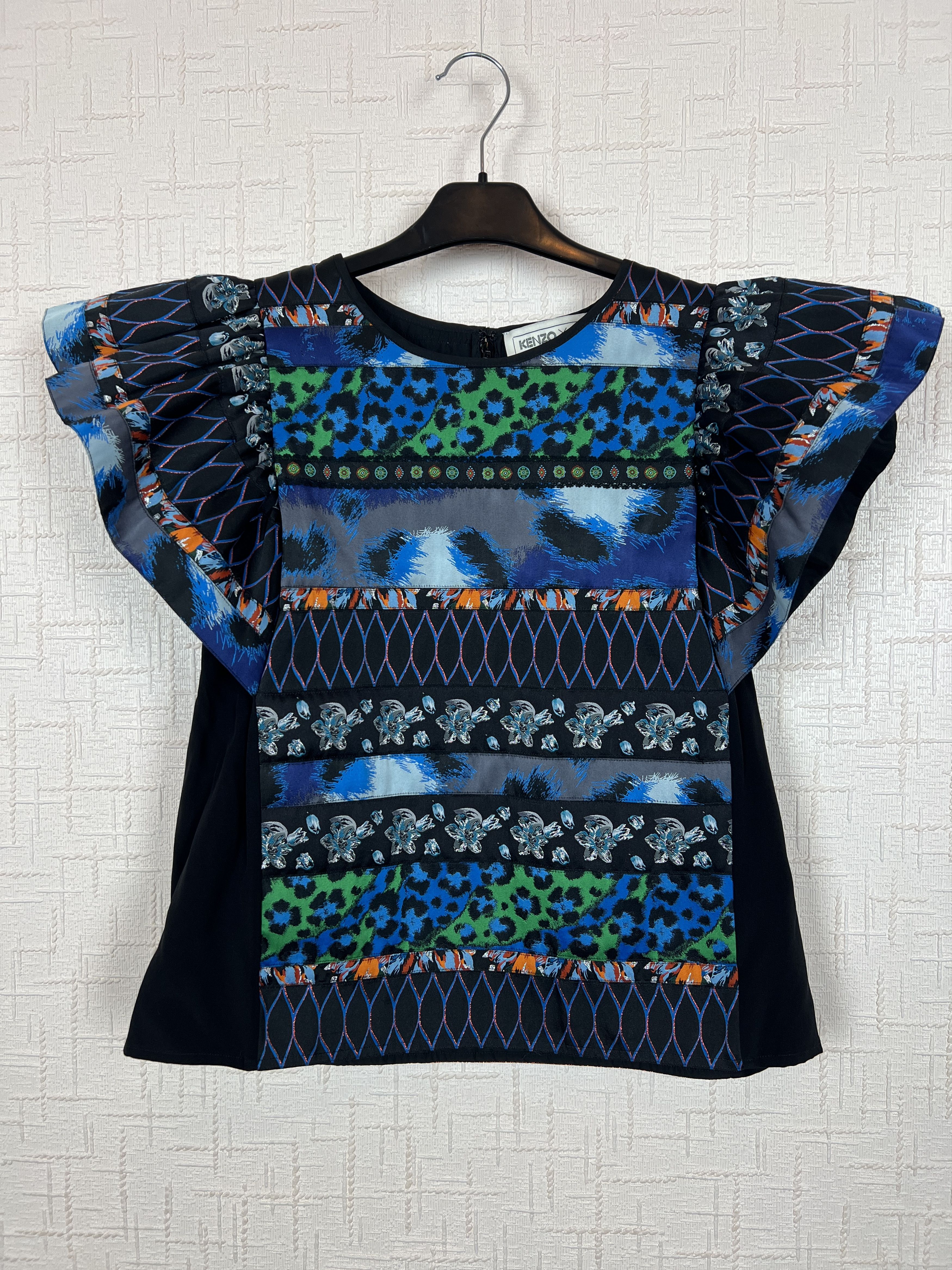 Kenzo Kenzo X H&M Abstract Sleeveless Blouse Top Silk Size M / US 6-8 / IT 42-44 - 1 Thumbnail