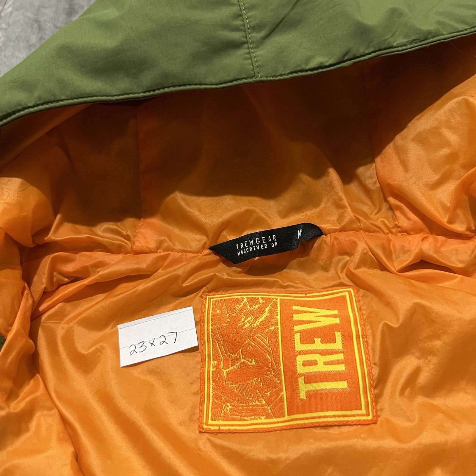 Other TREW GEAR Hooded Anorak Green Outdoor Puffer Jacket Size US M / EU 48-50 / 2 - 7 Thumbnail
