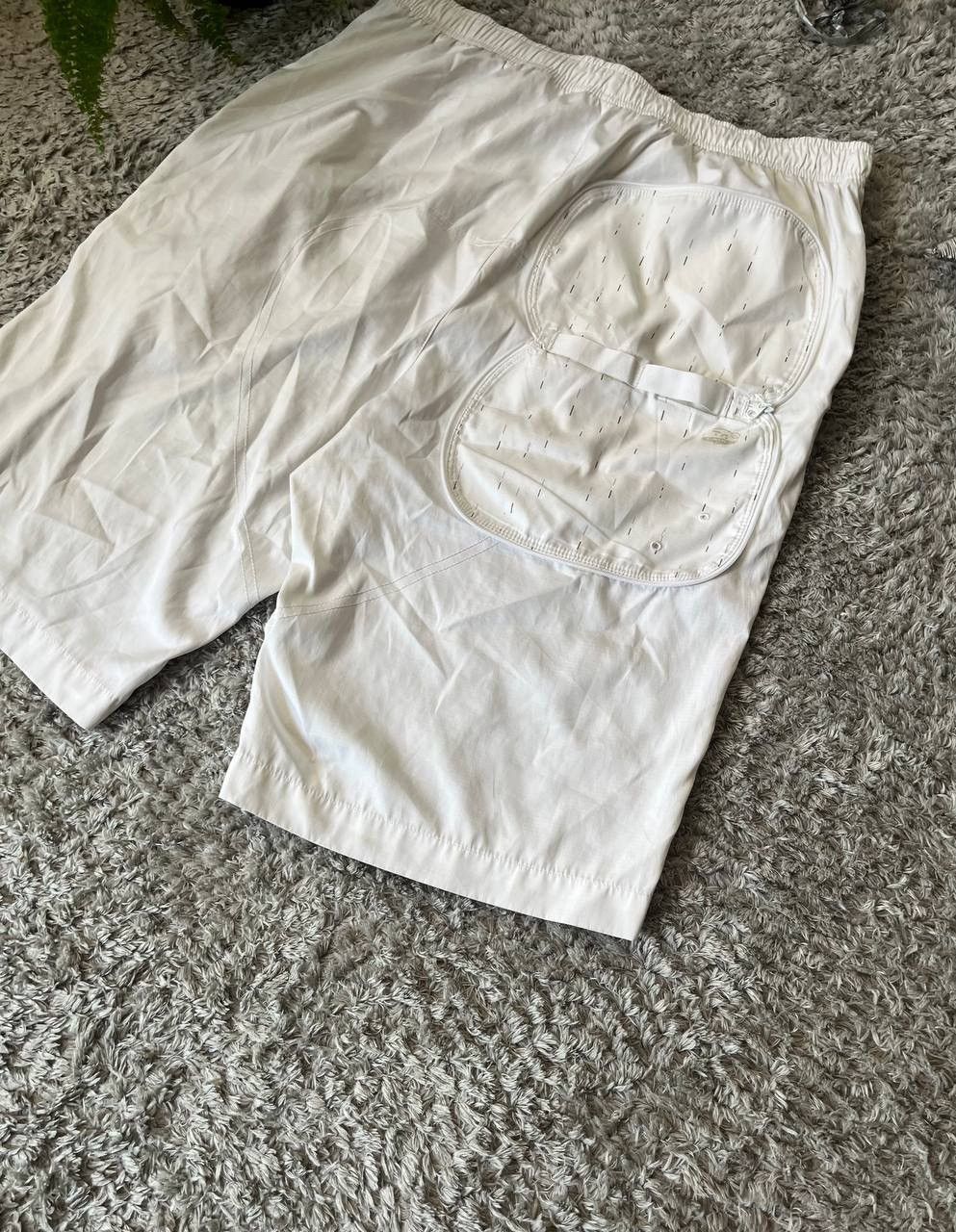 Nike × Vintage 00s Nike Shorts Vintage Streetwear Logo Swoosh Rare Size US 35 - 5 Thumbnail