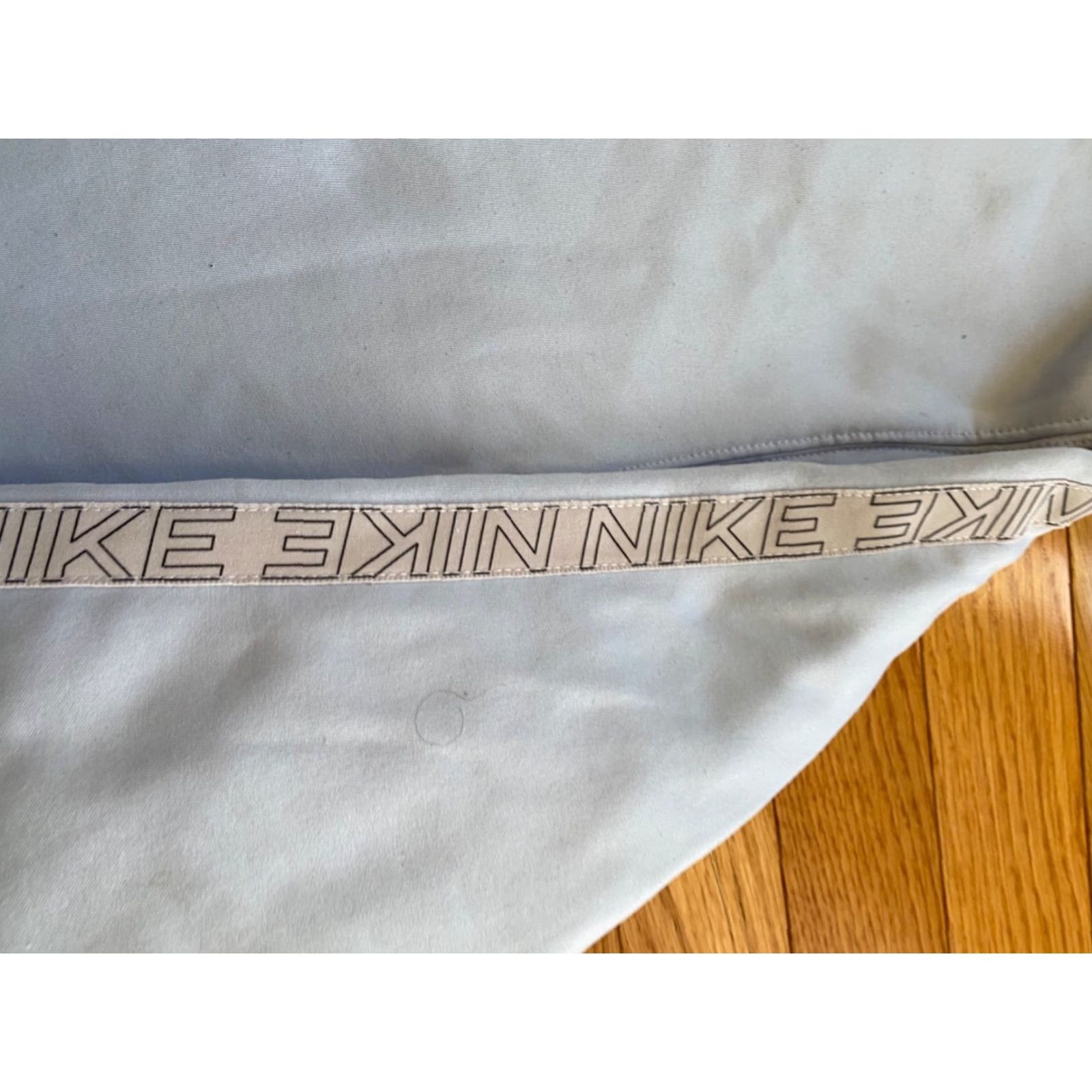Nike Nike Sweatshirt Crewneck Blue Swoosh Check XXL Unisex Adults Pullover Graphic Print City College USA Velvet? Size US XXL / EU 58 / 5 - 3 Thumbnail