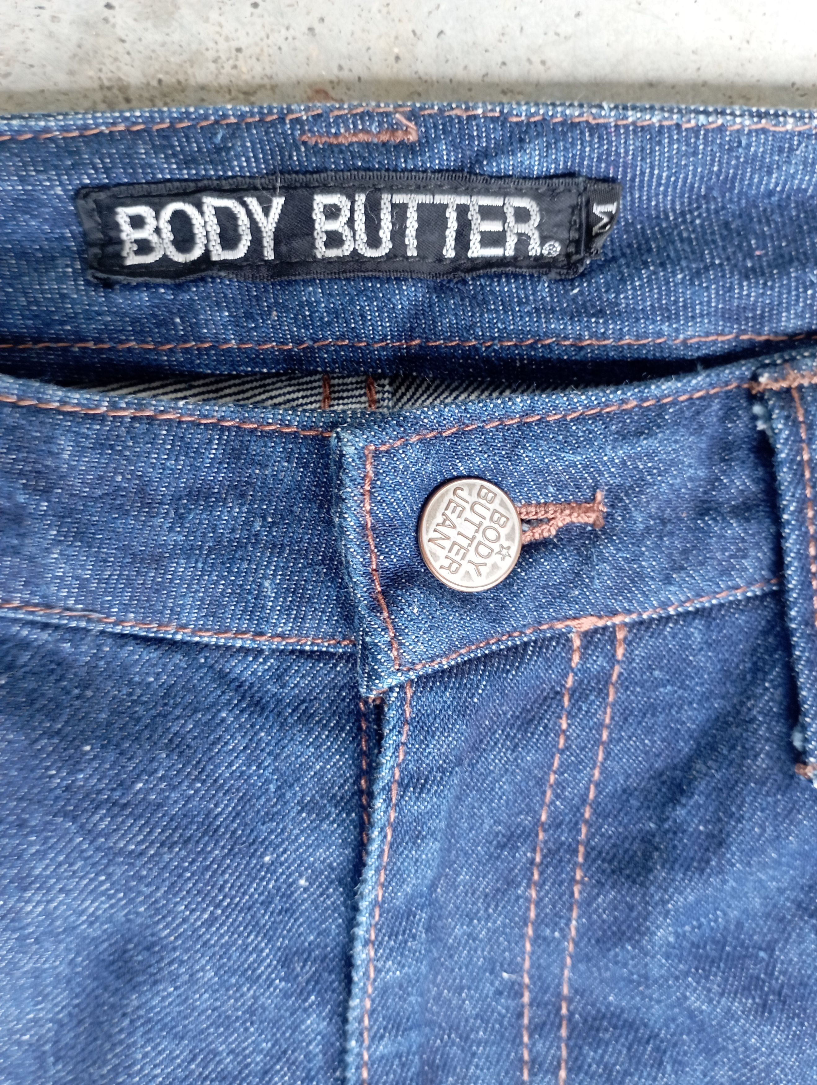 Tornado Mart Japanese Body Butter Flare Jeans + Leather Bootcut Jeans Size US 31 - 15 Thumbnail