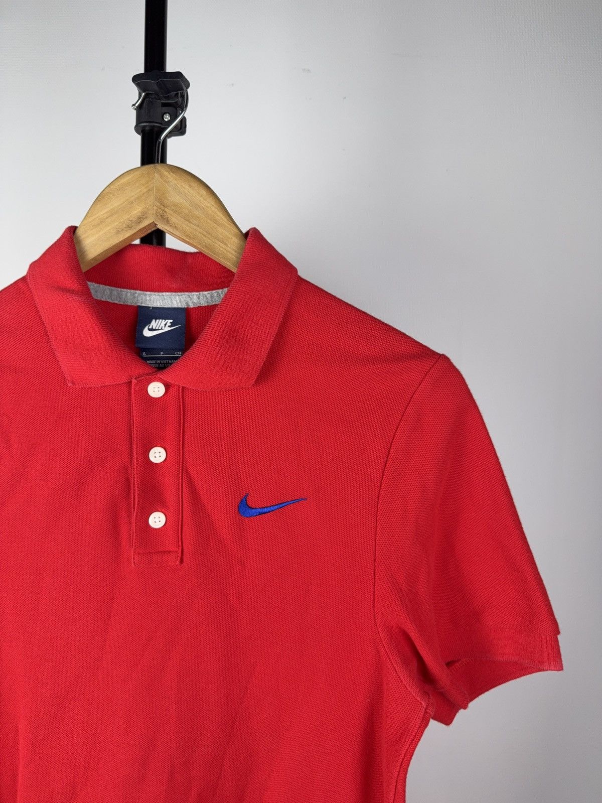 Nike × Vintage Vintage 00s Tennis/ Golf Nike Red Polo Shirt Size US S / EU 44-46 / 1 - 2 Thumbnail