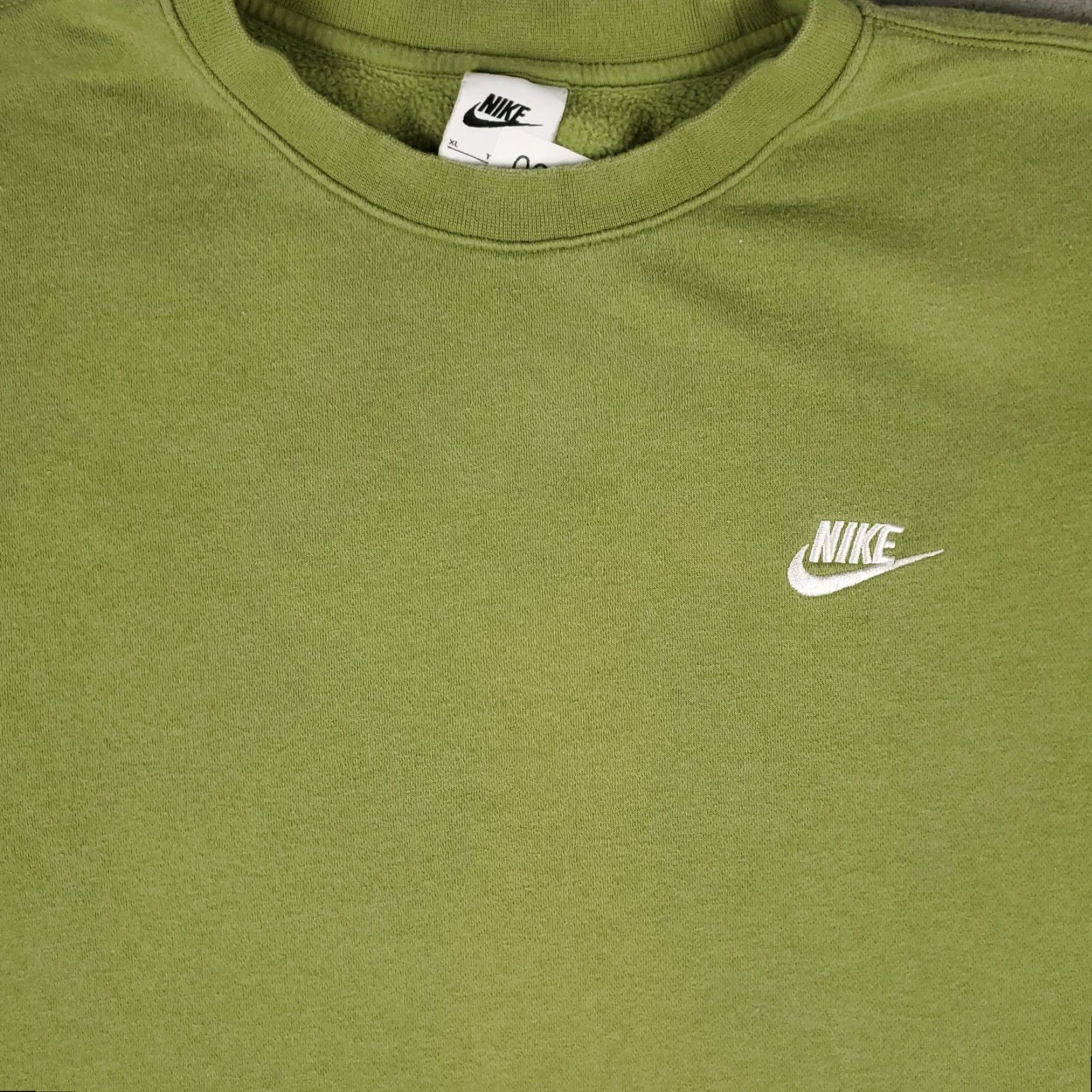 Nike Nike Sweatshirt Sweater Mens Size XL Green Fleece Pullover Crew Neck Swoosh Logo Size US XL / EU 56 / 4 - 2 Thumbnail