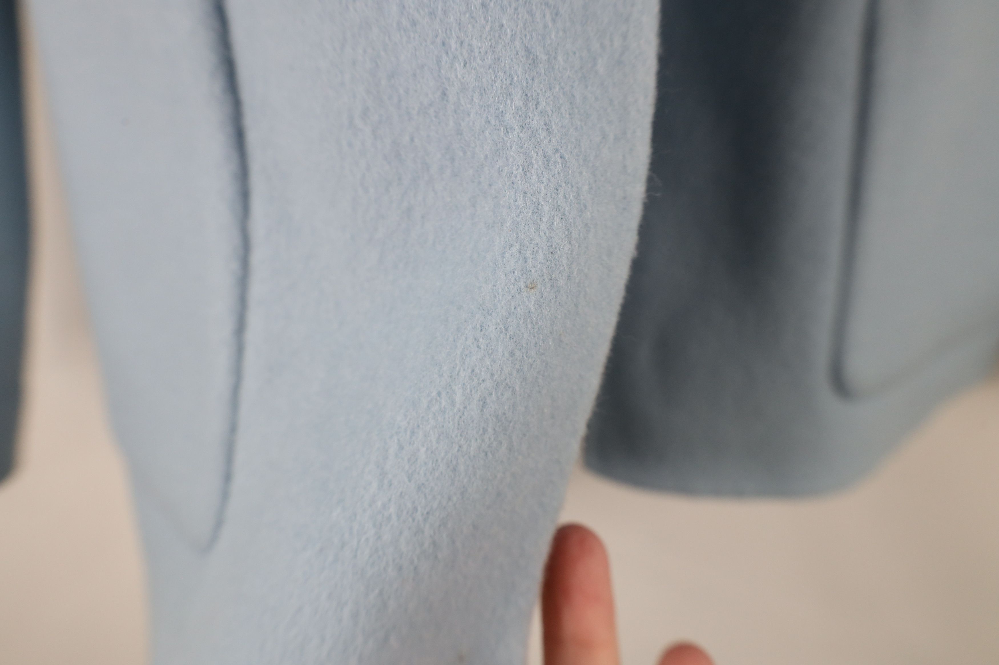 Vintage Vintage 90s Streetwear Wool Open Front Blazer Jacket Blue Size L / US 10 / IT 46 - 5 Thumbnail