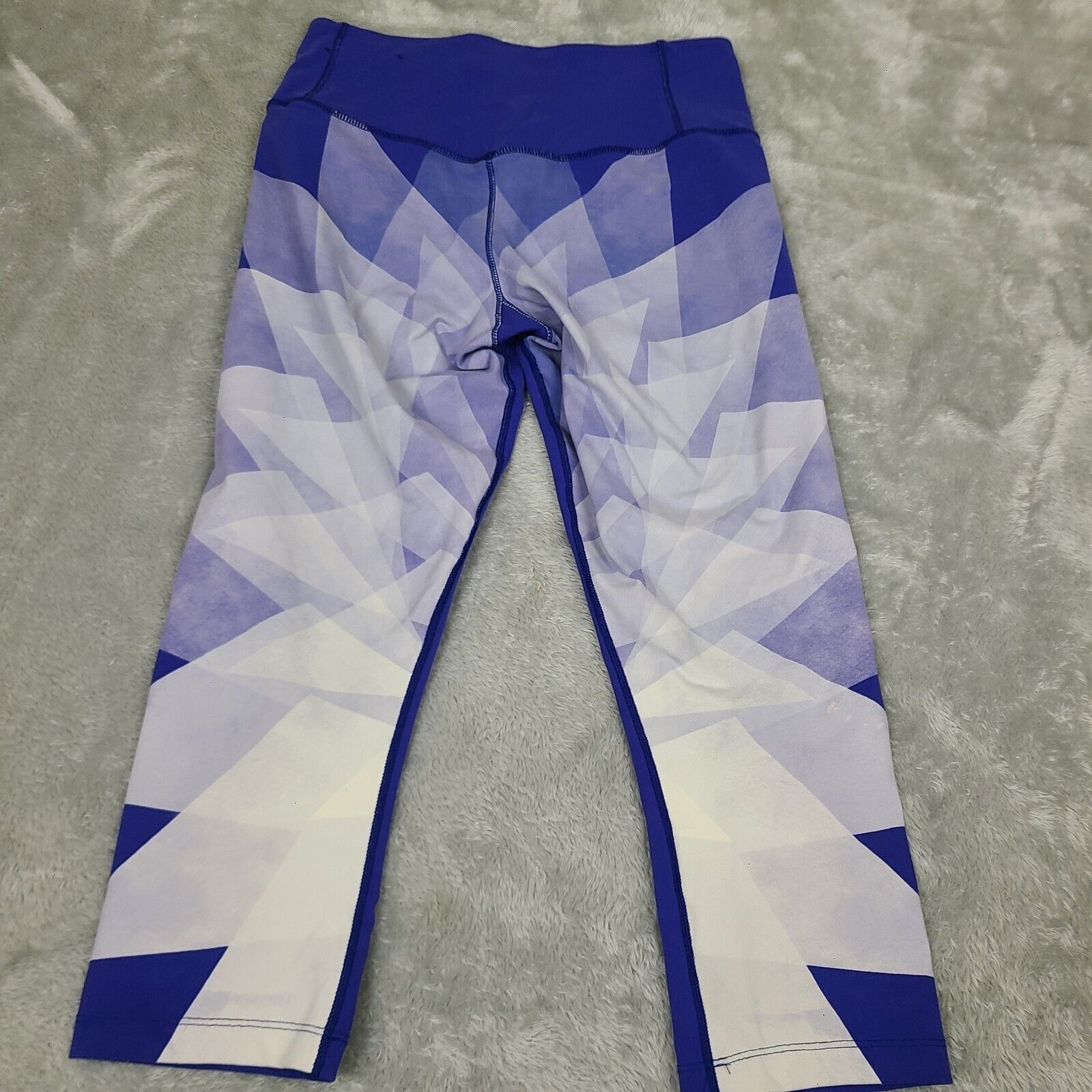 Nike Nike Activewear Leggings Women S Small Blue Geometric Capri Size 28" / US 6 / IT 42 - 8 Thumbnail