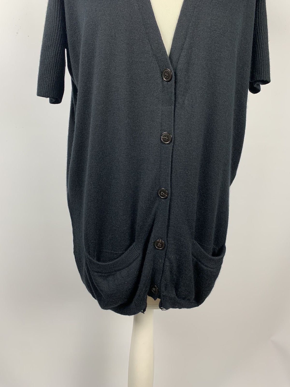 Acne Studios Acne Studios Silk Cashmere Sweater Black V-Neck Size S Top Size S / US 4 / IT 40 - 3 Thumbnail