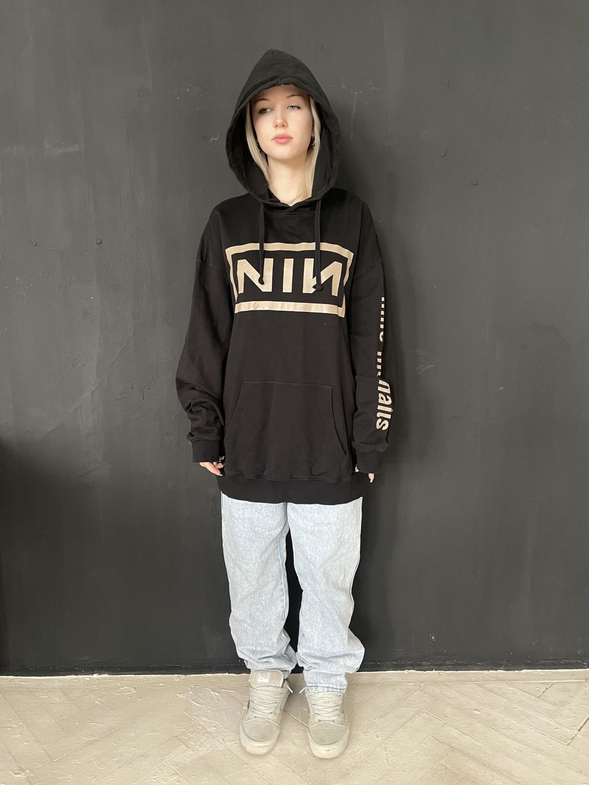 Other NineInchNails Hoodie Industrial Band Merch Oversized NIN Size US XXL / EU 58 / 5 - 1 Thumbnail