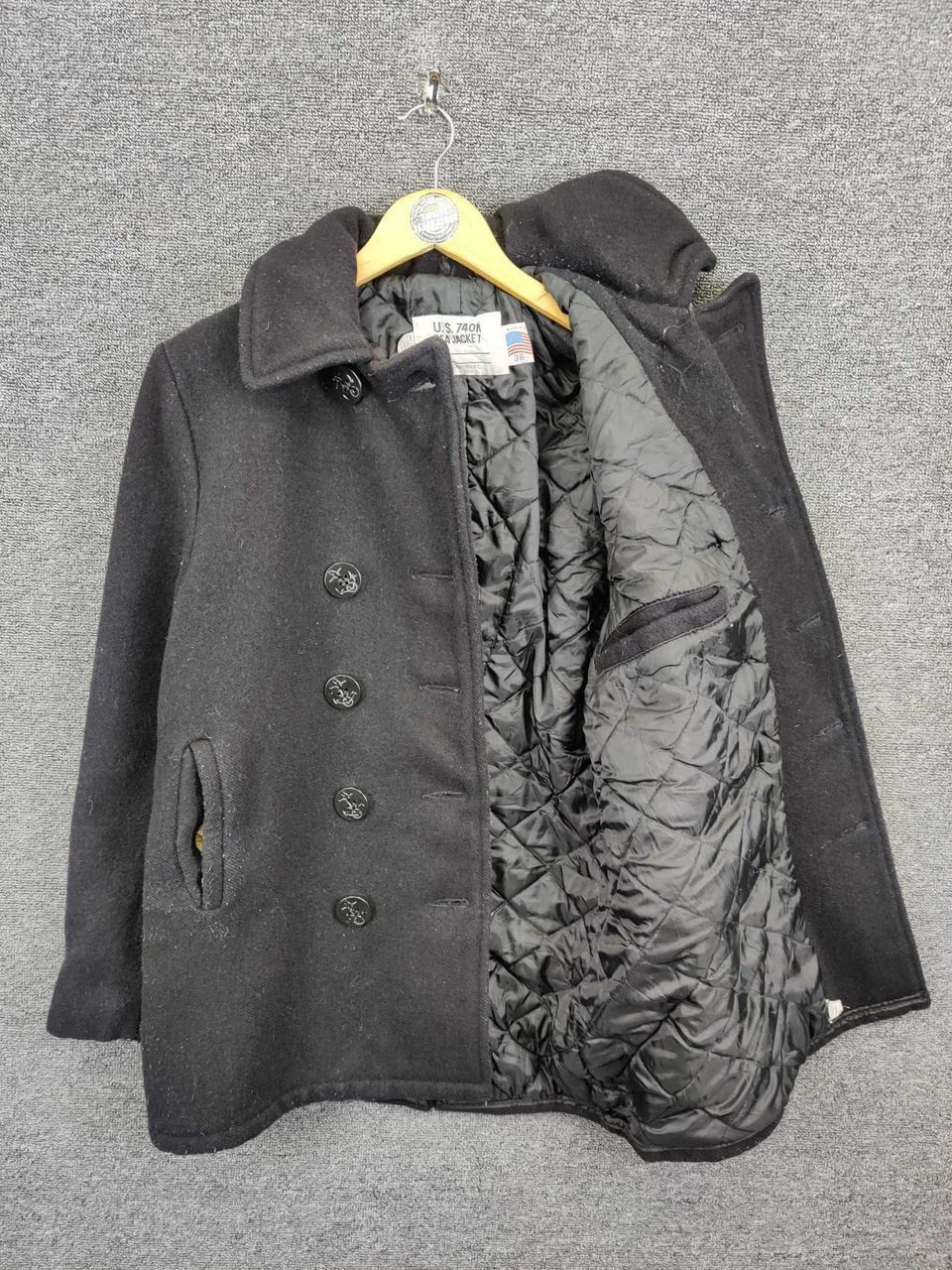 Schott Vintage Schott NYC U.S. 740N Double Breasted Wool Coat Size US M / EU 48-50 / 2 - 7 Thumbnail