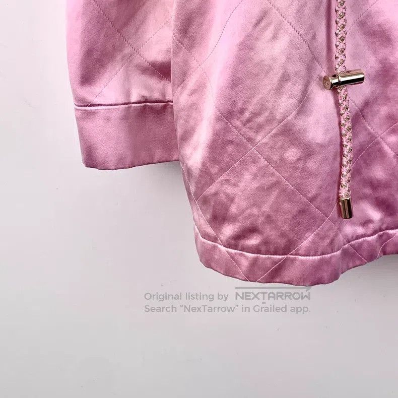 Chanel Chanel 23P pink diamond check cotton round neck single-bre Size XS / US 0-2 / IT 36-38 - 4 Thumbnail
