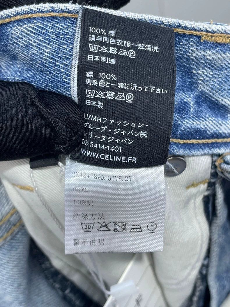 Celine Celine Light Blue Casual Denim Pants Size US 27 - 5 Thumbnail
