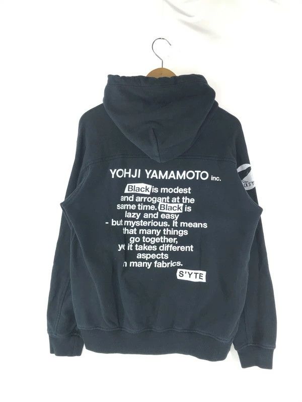 Yohji Yamamoto S'YTE YOHJI YAMAMOTO logo PULLOVER HOODIE Size US L / EU 52-54 / 3 - 2 Thumbnail