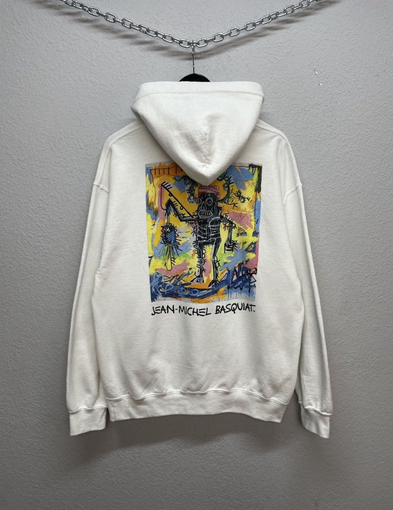 Jean-Michel Basquiat Vintage Y2K Jean Michel Basquiat Boxy Fit Hoodie Size US L / EU 52-54 / 3 - 2 Thumbnail