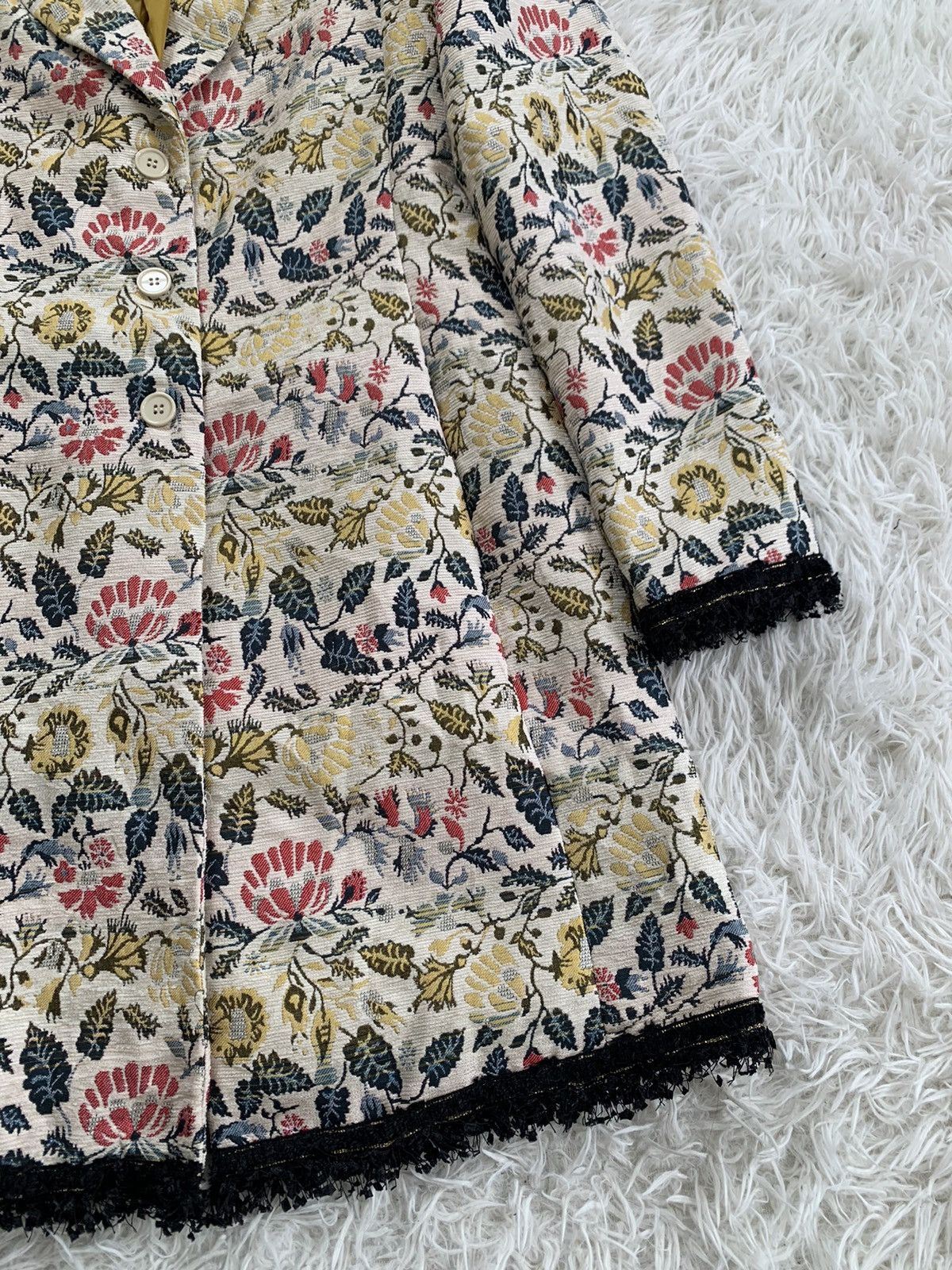 United Colors Of Benetton Cozy Flowers Art United Colors Of Benetton Jacket Size M / US 6-8 / IT 42-44 - 2 Thumbnail
