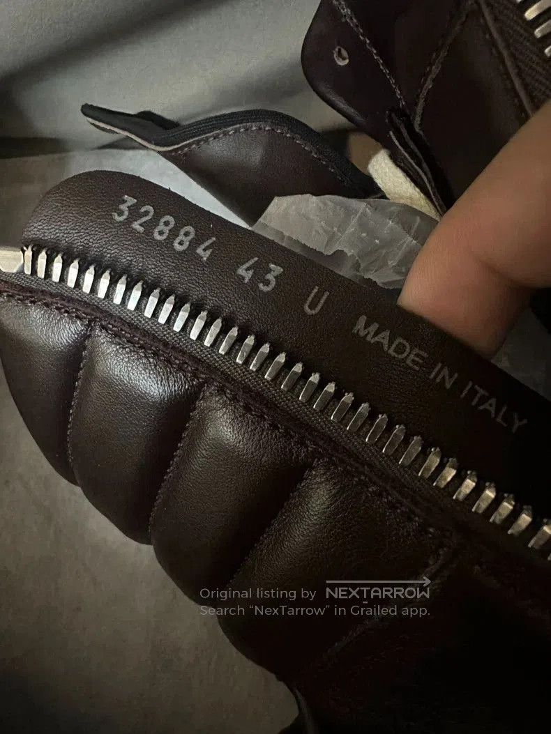Rick Owens Rick Owens High-Top Boots in Soft Leather. Size US 10 / EU 43 - 6 Thumbnail