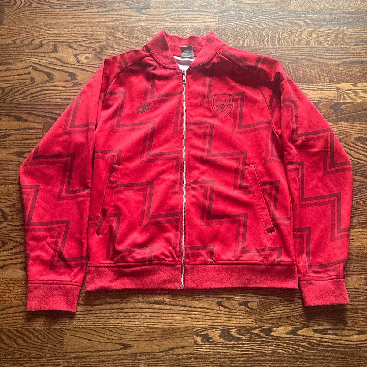 Nike Y2K 05-06 Arsenal Nike Vintage Zipup Sweater Size US M / EU 48-50 / 2 - 1 Thumbnail