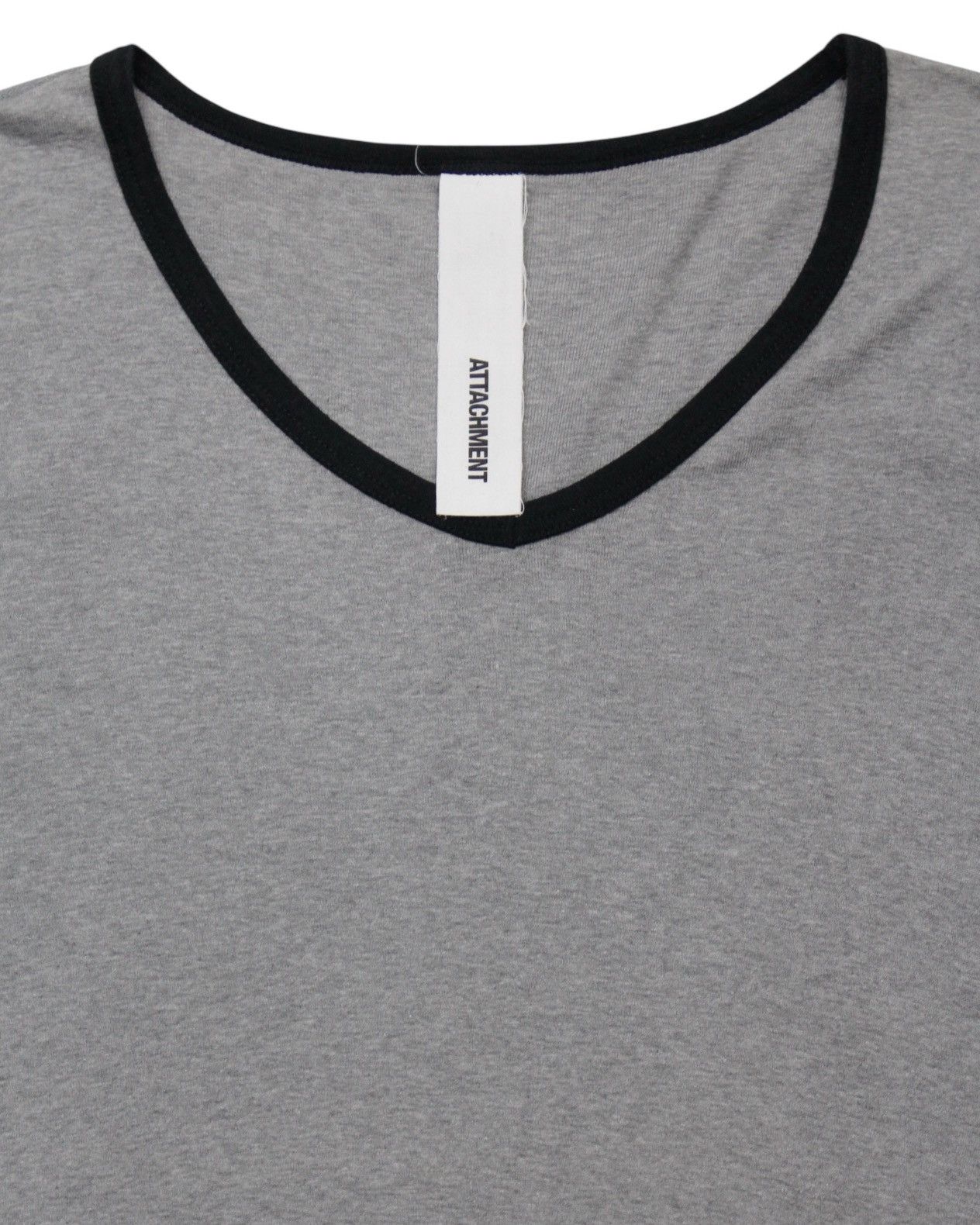 Attachment 2000S ATTACHMENT BY KAZUYUKI KUMAGAI GREY V-NECK T-SHIRT Size US S / EU 44-46 / 1 - 2 Thumbnail
