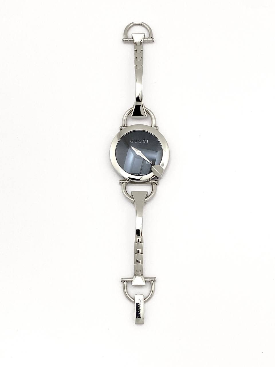 Gucci Gucci GG Logo Chiodo Horsebit Bracelet Steel Wrist Watch Size ONE SIZE - 1 Thumbnail