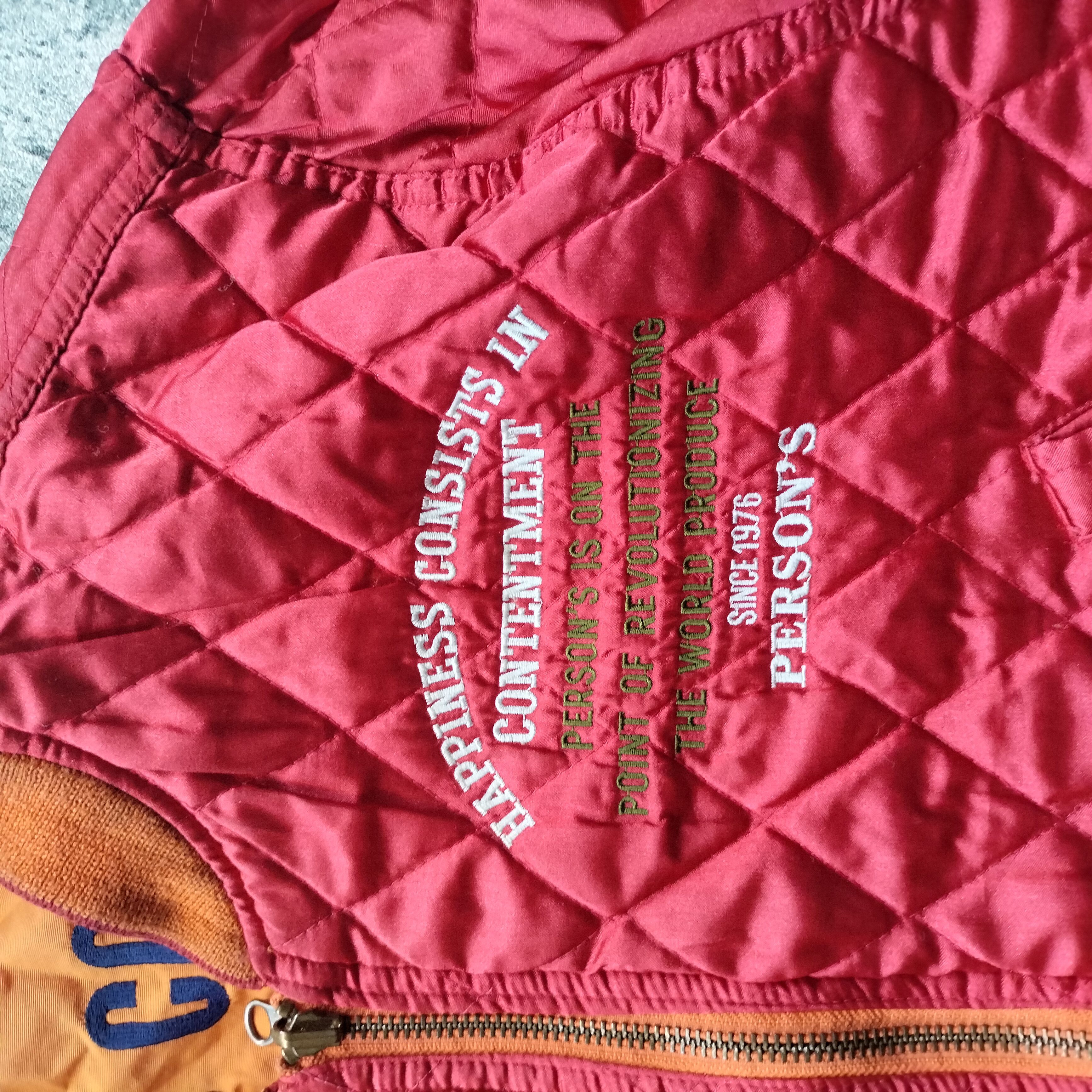 Japanese Brand × PERSON'S × Vintage Reversible vintage person's bomber quilted jacket Size US M / EU 48-50 / 2 - 8 Thumbnail