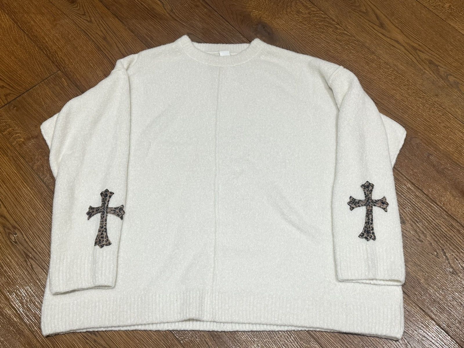 Chrome Hearts chrome hearts leopard fur patches sweater Size US S / EU 44-46 / 1 - 1 Thumbnail