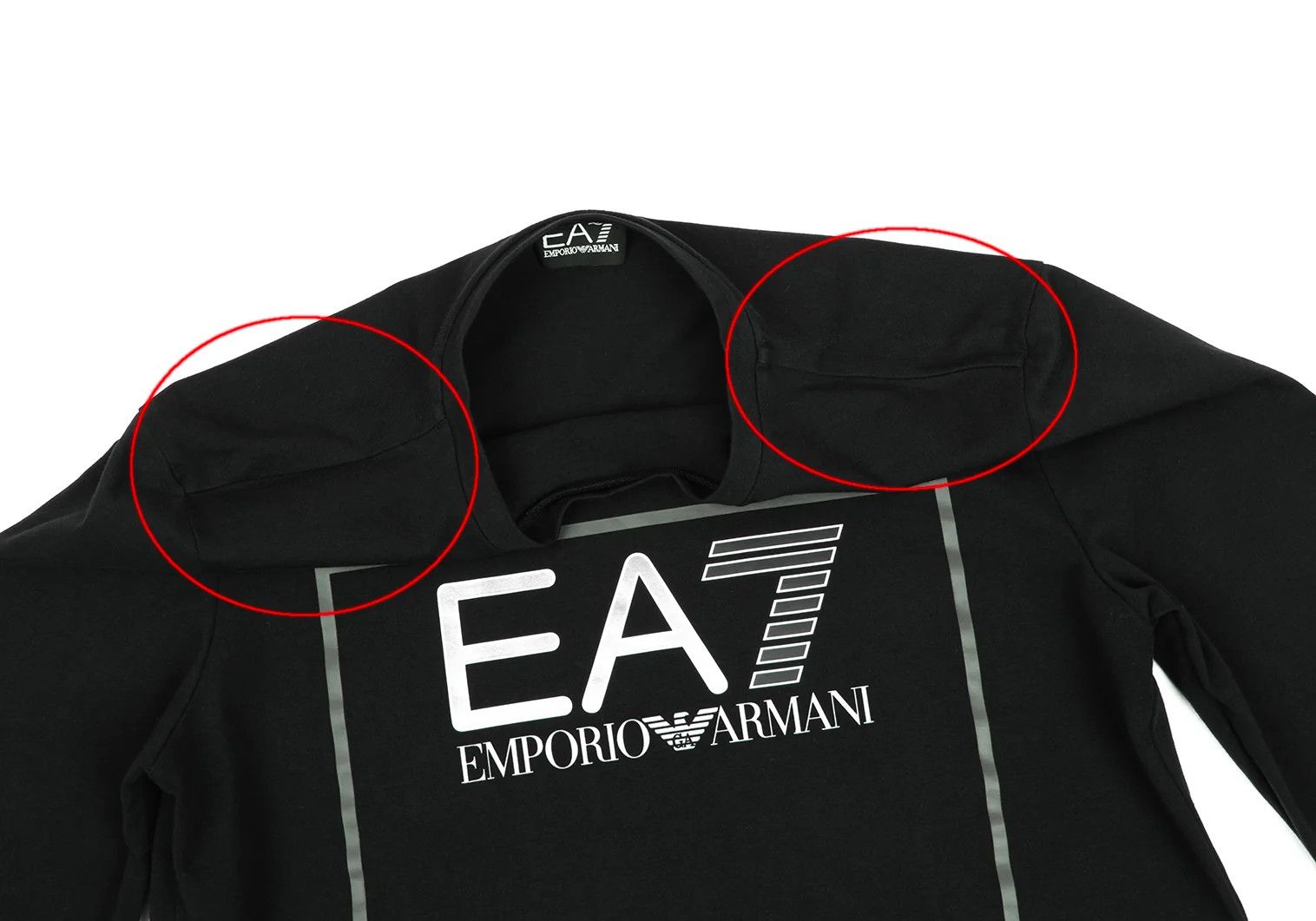 Emporio Armani Logo Print T-Shirt in Black Size M Size US M / EU 48-50 / 2 - 4 Thumbnail