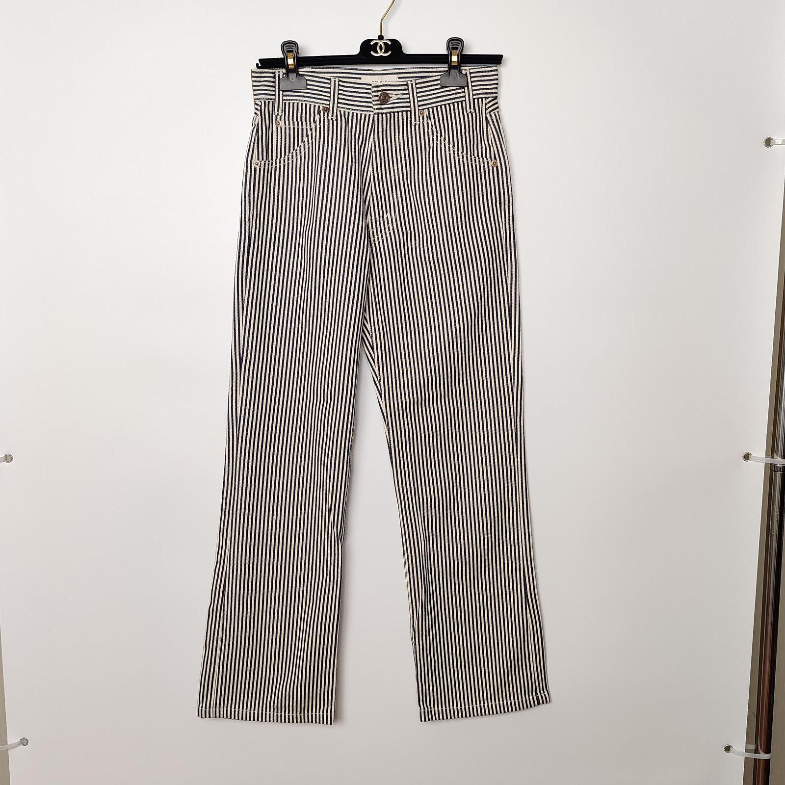 Celine CELINE Striped Jeans Size 25 Size 25" / US 0 / IT 36 - 1 Thumbnail