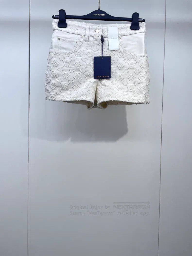 Louis Vuitton 24 spring/summer presbyopic denim shorts