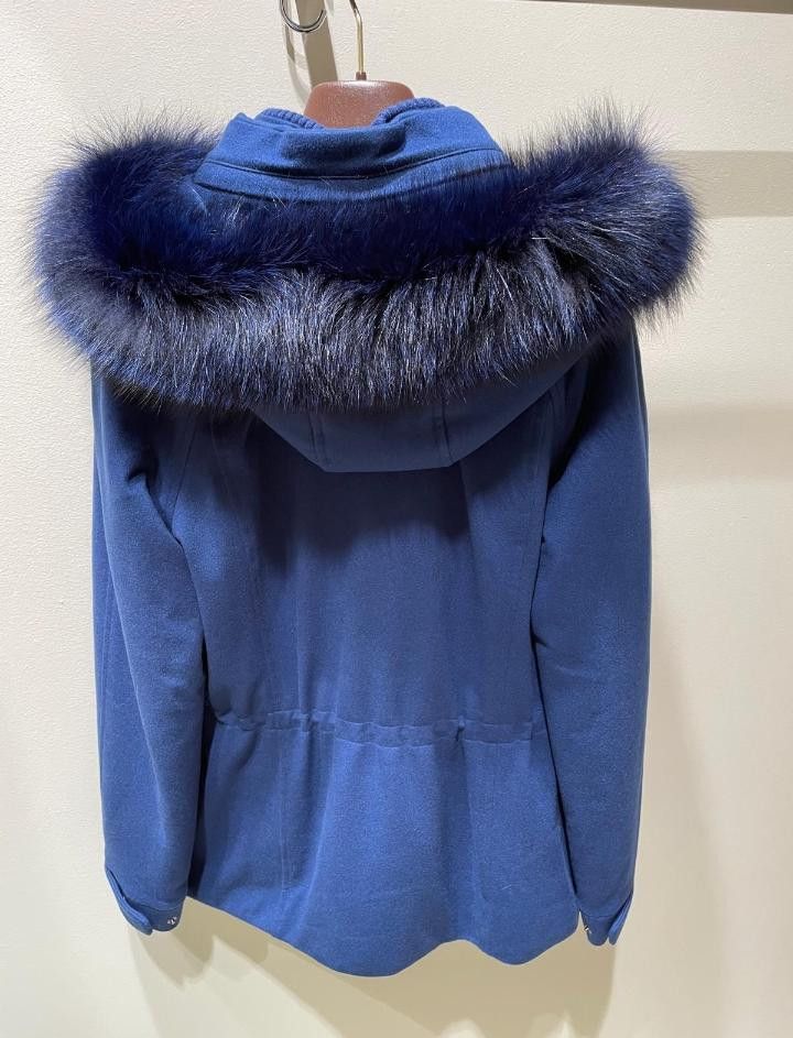 Loro Piana o1srvl11e0526 Icery Jacket in Blue Size M / US 6-8 / IT 42-44 - 4 Thumbnail