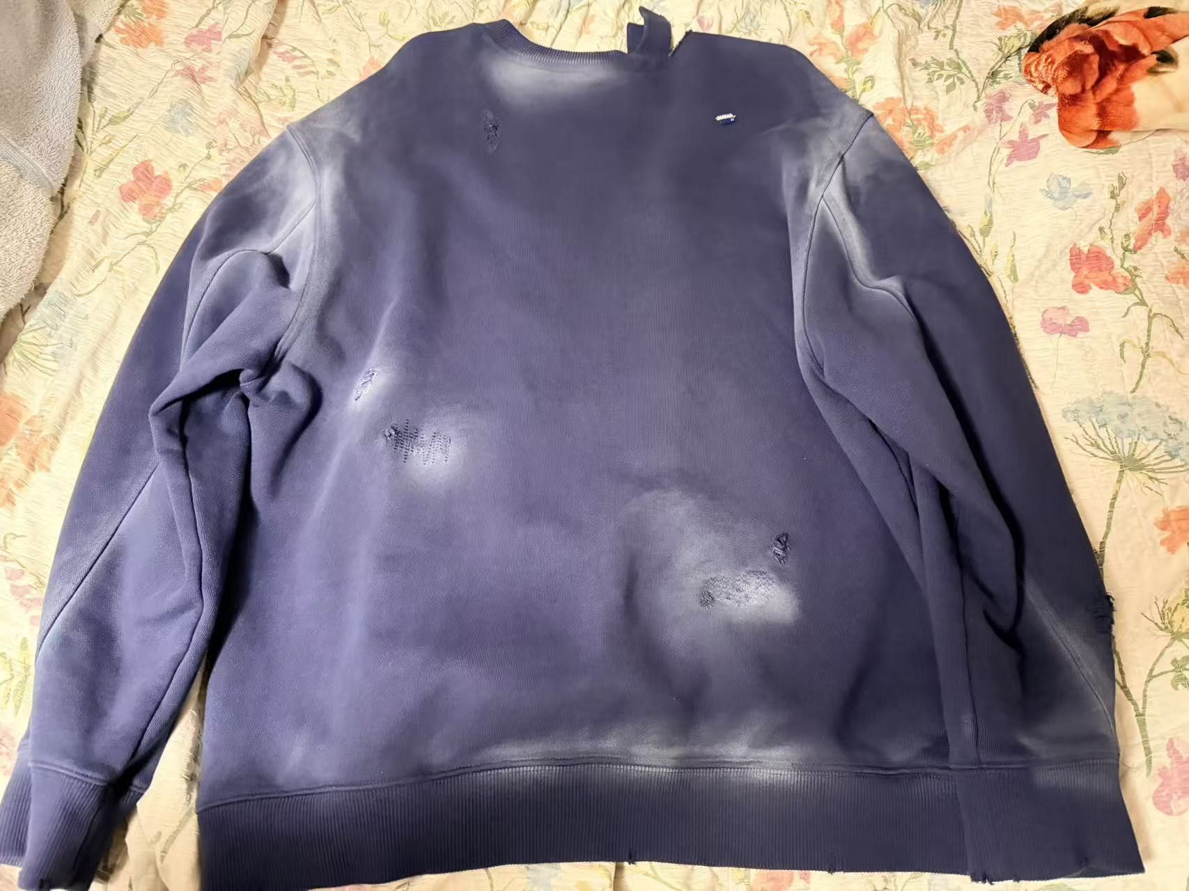 Ader Error ADER ERROR Navy Sollec Sweatshirt Size US M / EU 48-50 / 2 - 4 Thumbnail