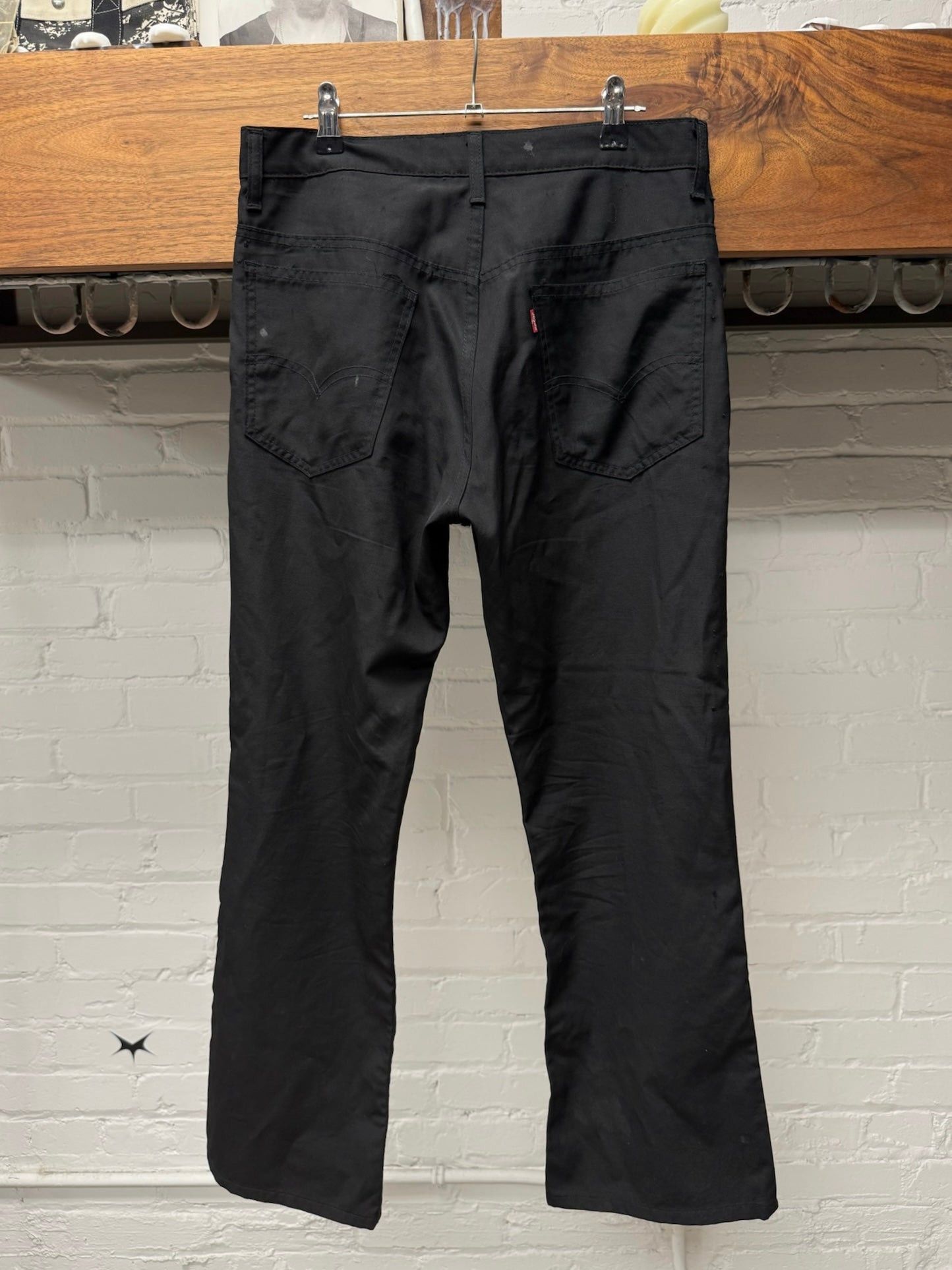 Junya Watanabe SS2002 Junya Watanabe x Levi’s ‘Earth’s Parasites’ Poem Black Trousers Size US 32 / EU 48 - 4 Thumbnail