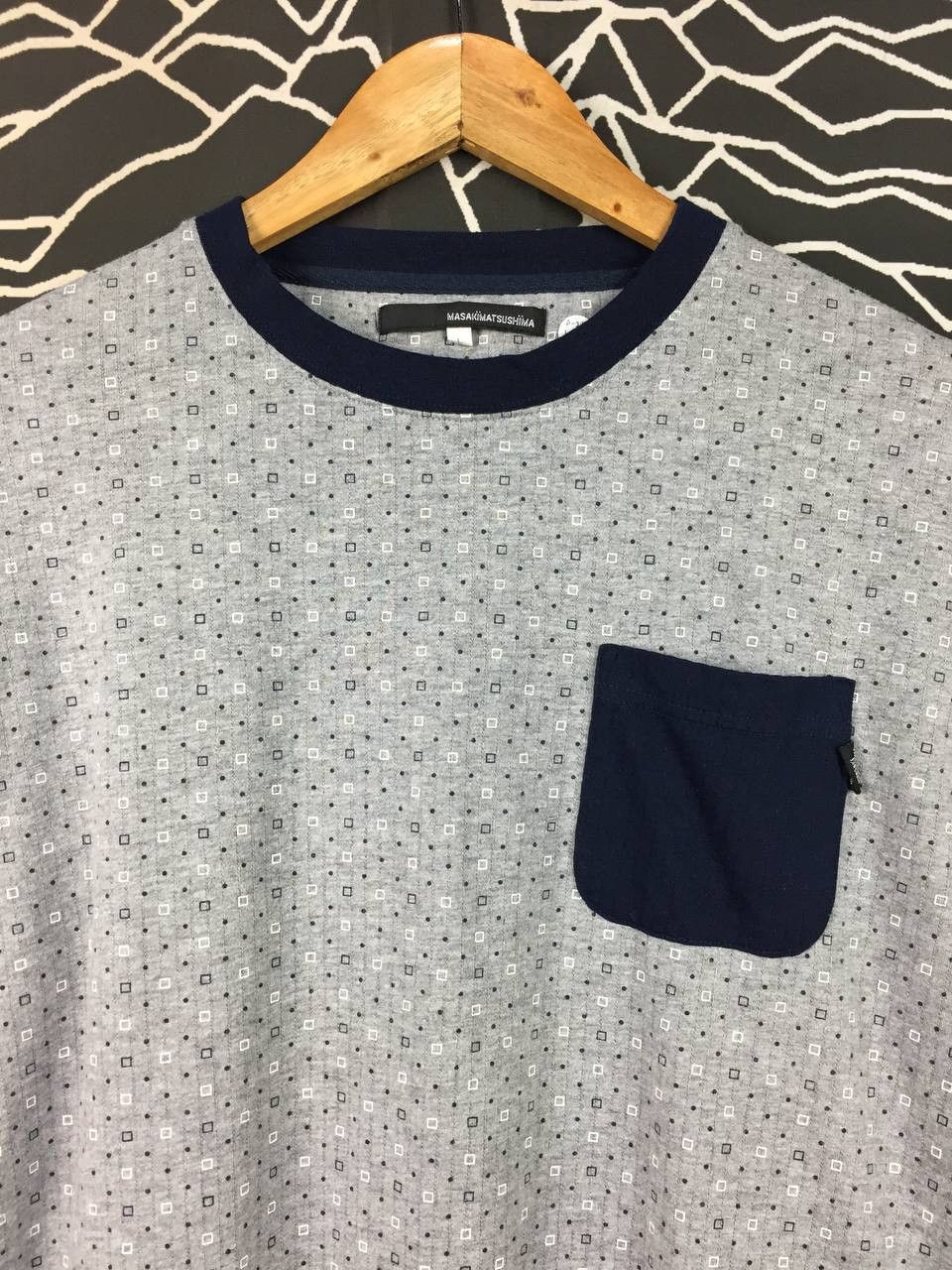 Masaki Matsushima Masaki Matsushima Japanese Designer Patterned Pocket Tee Size US L / EU 52-54 / 3 - 3 Thumbnail