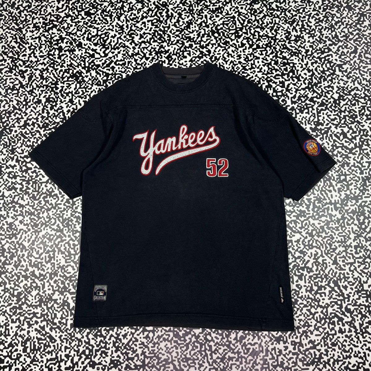 New York Yankees Vintage Y2K New York Yankees 50th Year Faded Boxy T-shirt Size US M / EU 48-50 / 2 - 1 Thumbnail