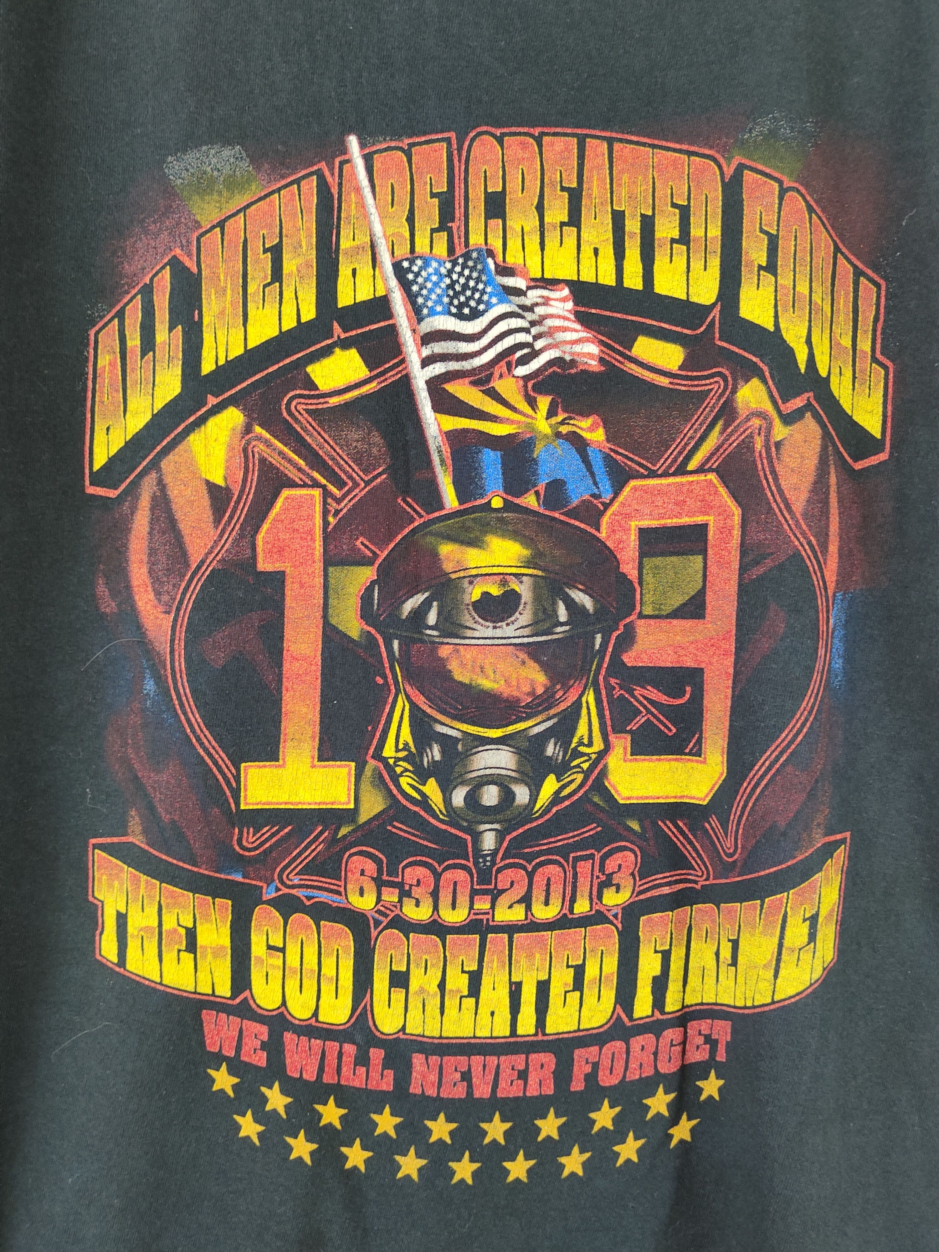 Japanese Brand DL fireman 2013 Navy Short Sleeve T-shirt #2092 Size US XL / EU 56 / 4 - 3 Thumbnail