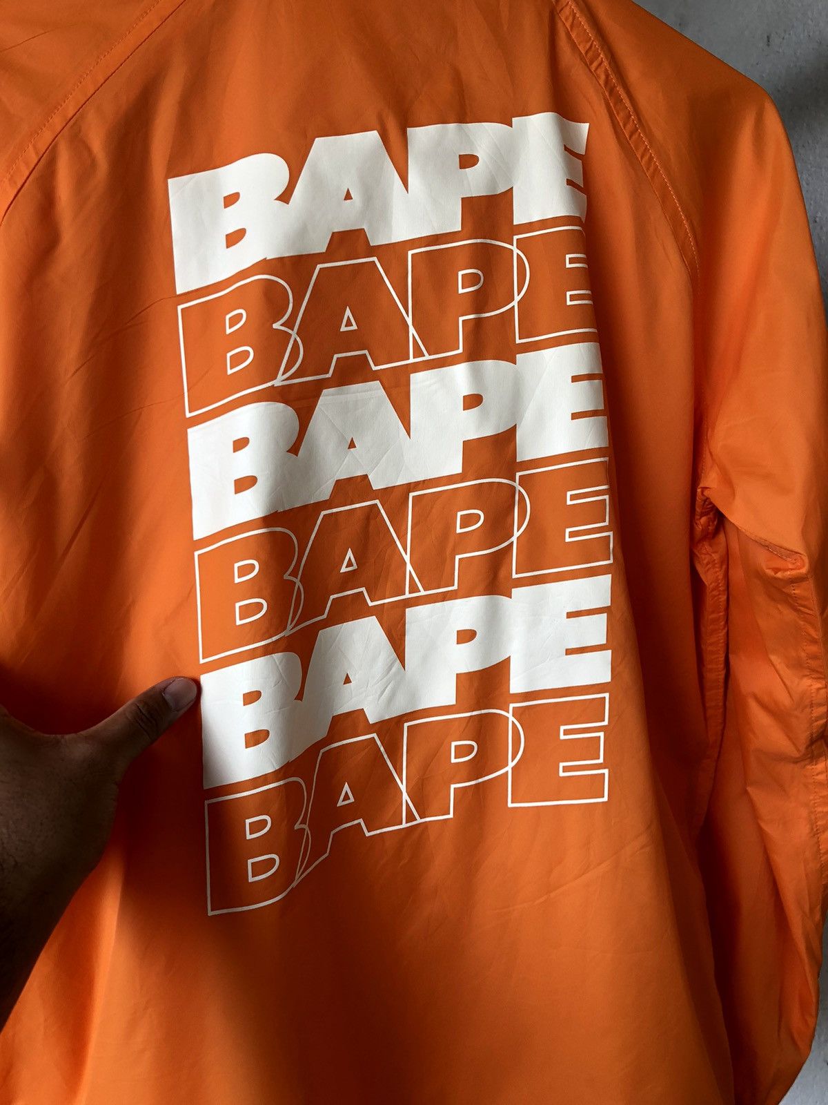 Bape Bape Windbreaker Jacket Size S / US 4 / IT 40 - 2 Thumbnail