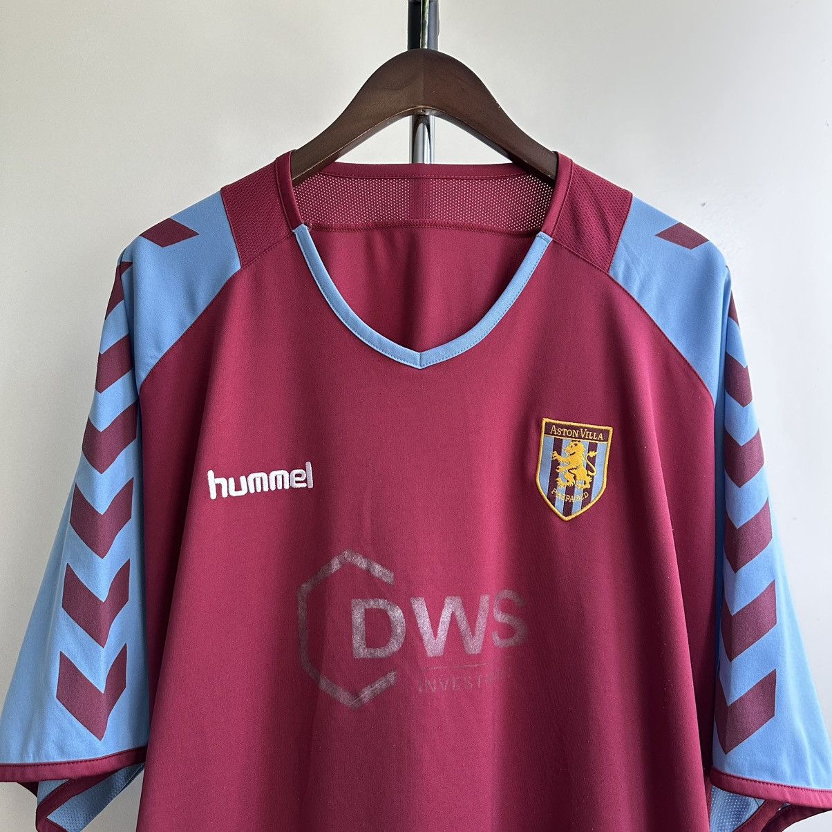 Hummel Vintage Hummel Aston Villa FC 2004/05 Soccer Jersey Shirt Size US XXL / EU 58 / 5 - 2 Thumbnail