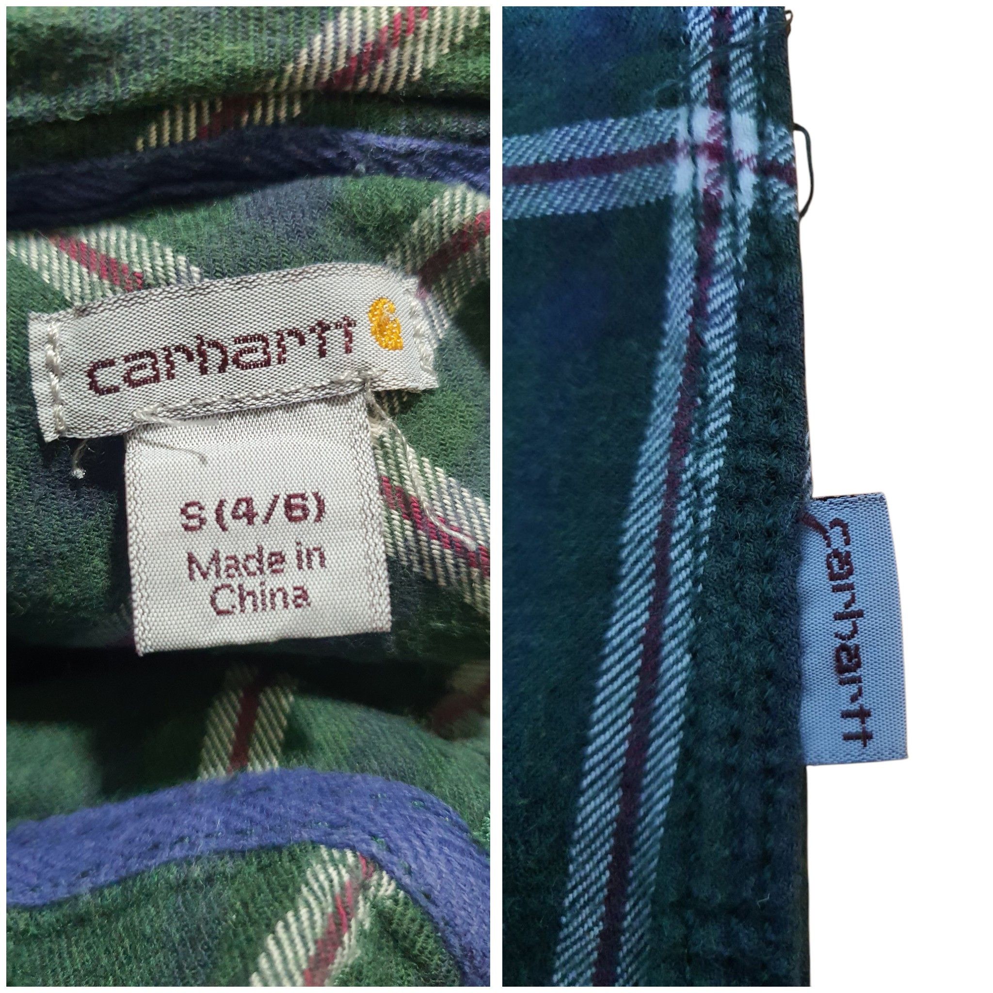 Carhartt CARHARTT 21”/26” CHECKED HOODIE SHIRT Size US S / EU 44-46 / 1 - 5 Thumbnail