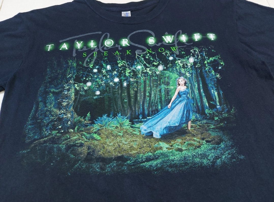 Band Tees × Vintage Vintage Taylor Swift Speak Now Tour Concert 2011 Merch TEE Size US M / EU 48-50 / 2 - 10 Thumbnail