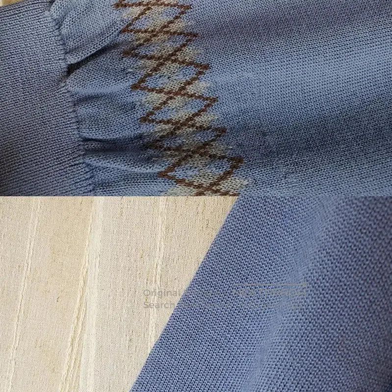 Dior Dior Blue Wool Blend Logo Pullover Sweater . Size L / US 10 / IT 46 - 8 Thumbnail