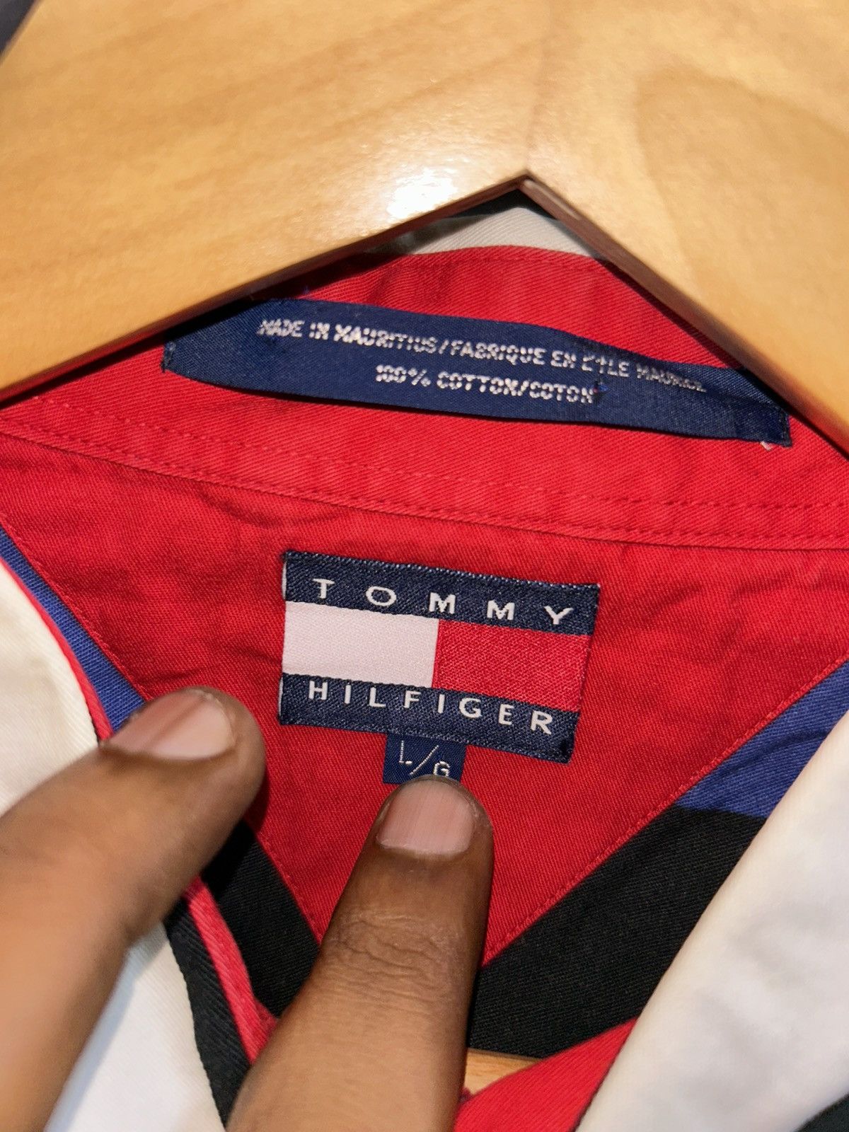 Tommy Hilfiger Striped Multicolor Button Up Longsleeve Shirt Size US L / EU 52-54 / 3 - 7 Thumbnail