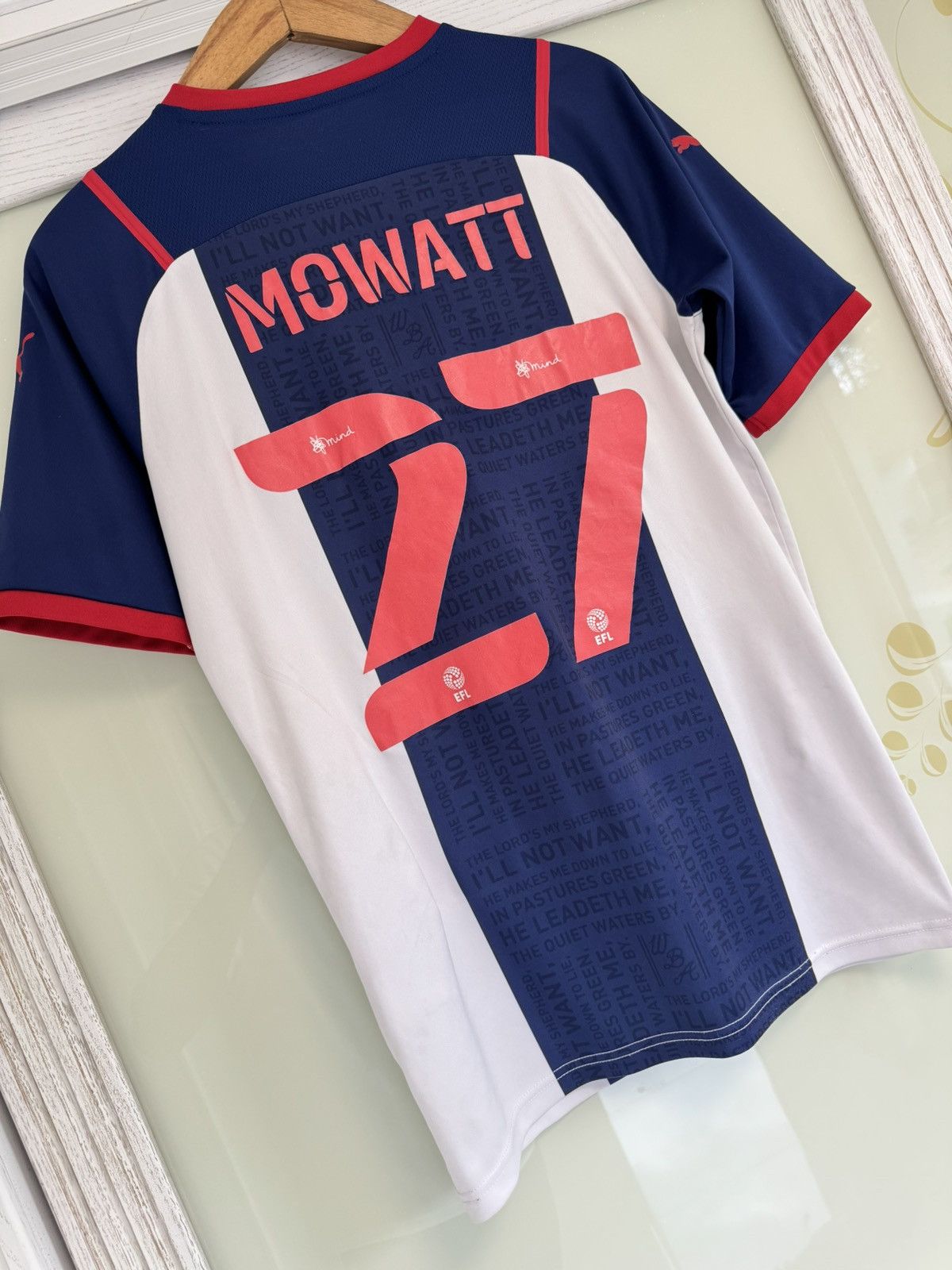 Puma Mowatt #27 West Bromwich Albion 2021-2022 Home Soccer Jersey Size US M / EU 48-50 / 2 - 5 Thumbnail
