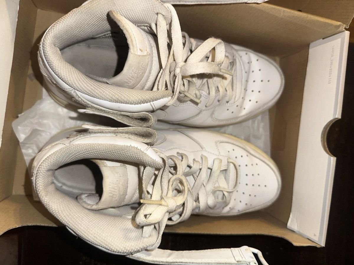 Nike Nike Air Force 1 High – Triple White (With Box) Size US 9 / EU 42 - 3 Thumbnail