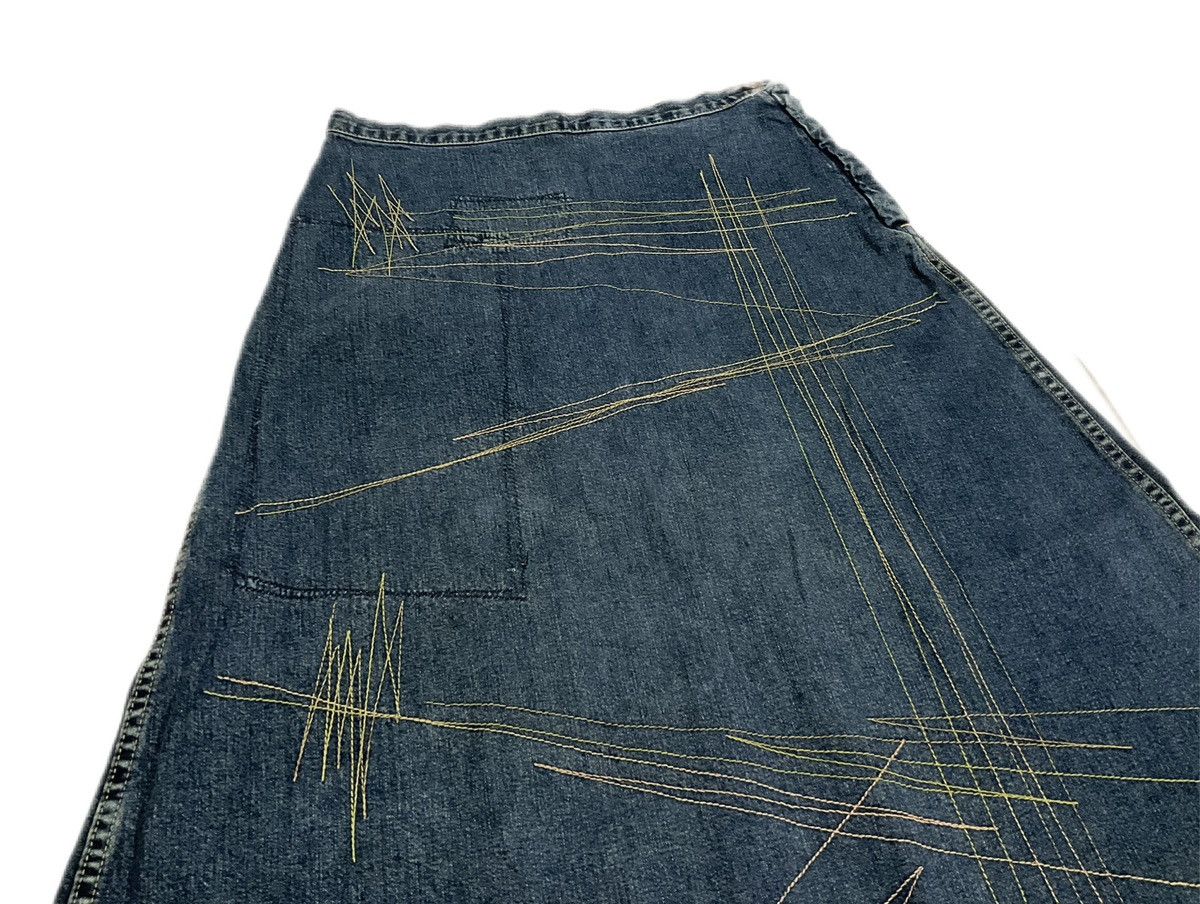 Hysteric Glamour × If Six Was Nine × Japanese Brand 🔥Sick Y2K Hysteric Glamour Denim Skirt Patchwork Size 29" - 2 Thumbnail