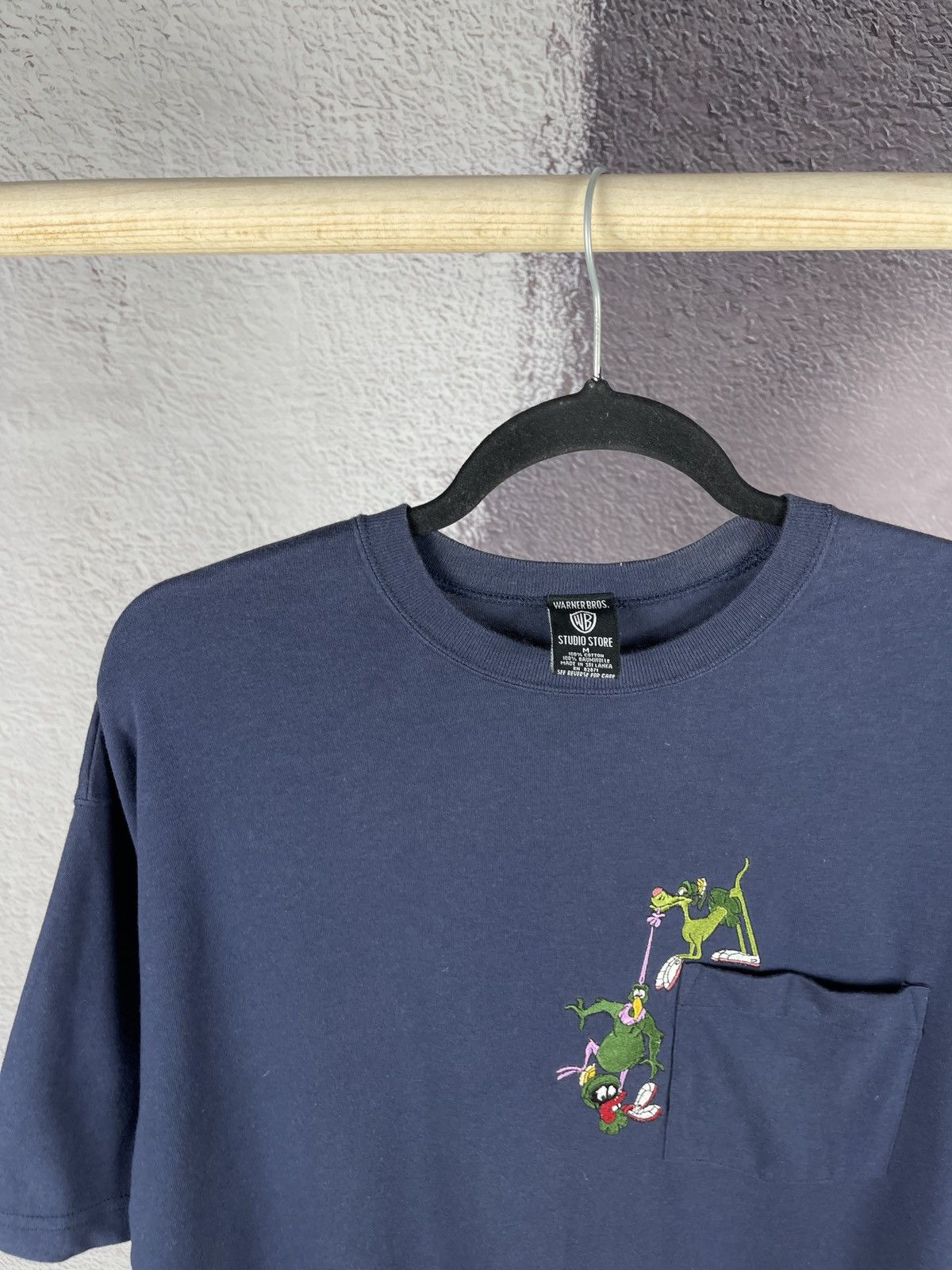 Cartoon Network Warner bros. Vintage 1996 Marvin The Martian Embroidered tee Size US M / EU 48-50 / 2 - 3 Thumbnail