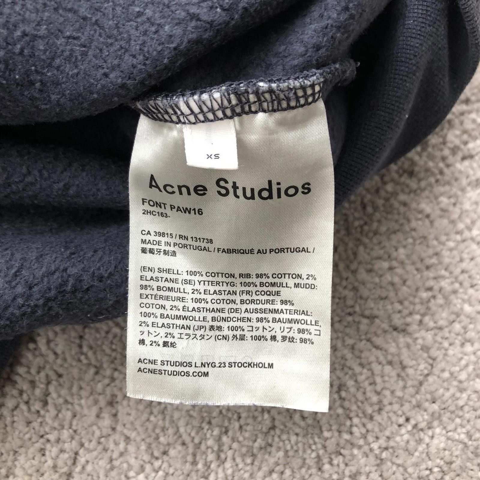 Acne Studios Acne Studios Font Crewneck Jumpepor Sweatshirt Size US S / EU 44-46 / 1 - 5 Thumbnail