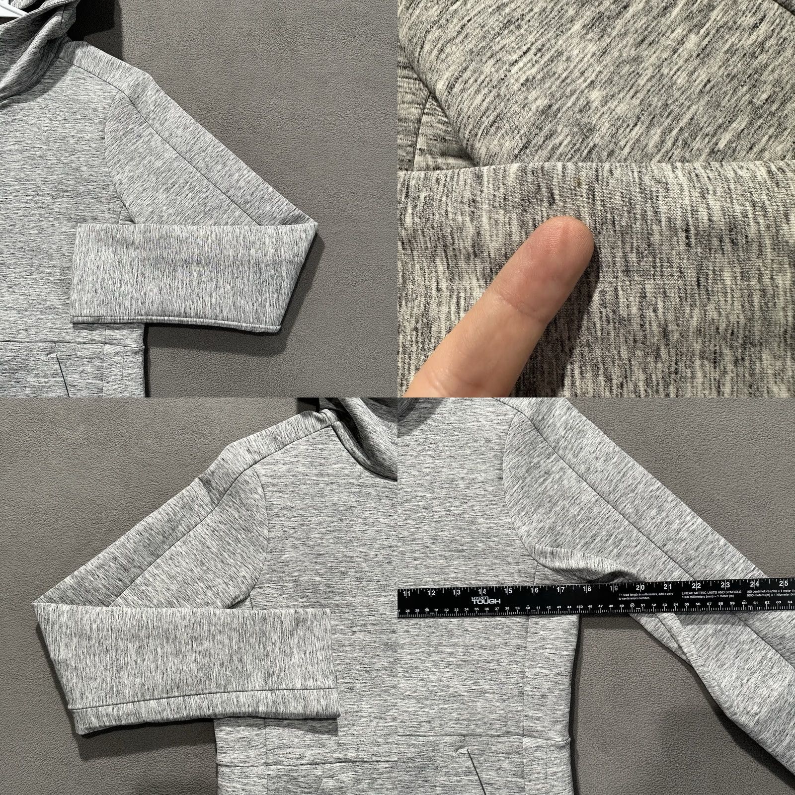 Lululemon Lululemon Going Places Hooded Jacket Womens 2 Heathered Space Dyed Gray Full Zip Jacket Womens 2 Gray Space Athleisure Size XS / US 0-2 / IT 36-38 - 8 Thumbnail