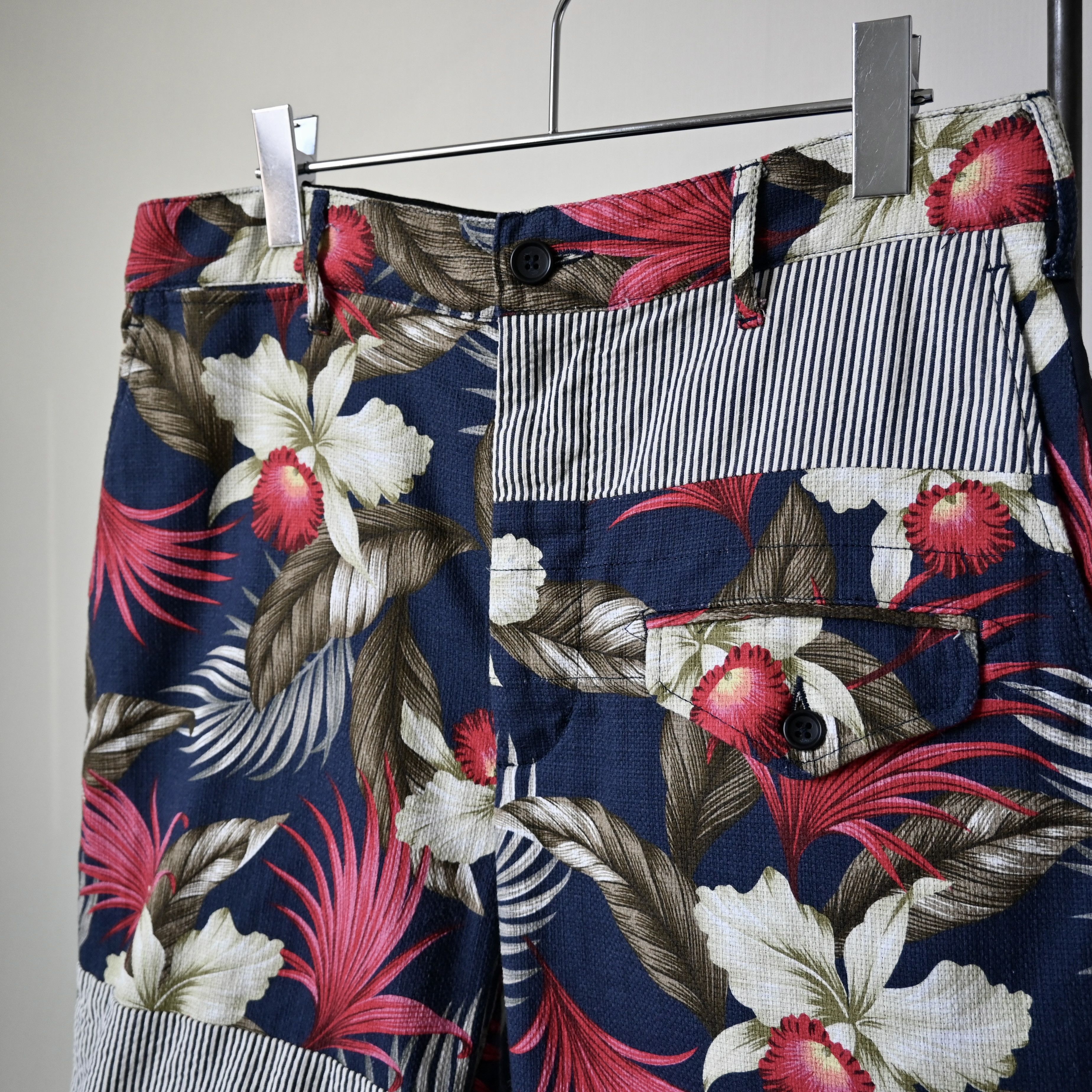 Engineered Garments Engineered Garments "Ghurka Short", Hawaiian patchwork, S Size US 32 / EU 48 - 4 Thumbnail