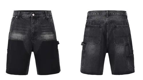 VIBE Ragged Edge Lodging Denim Shorts Size US 30 / EU 46 - 8 Thumbnail