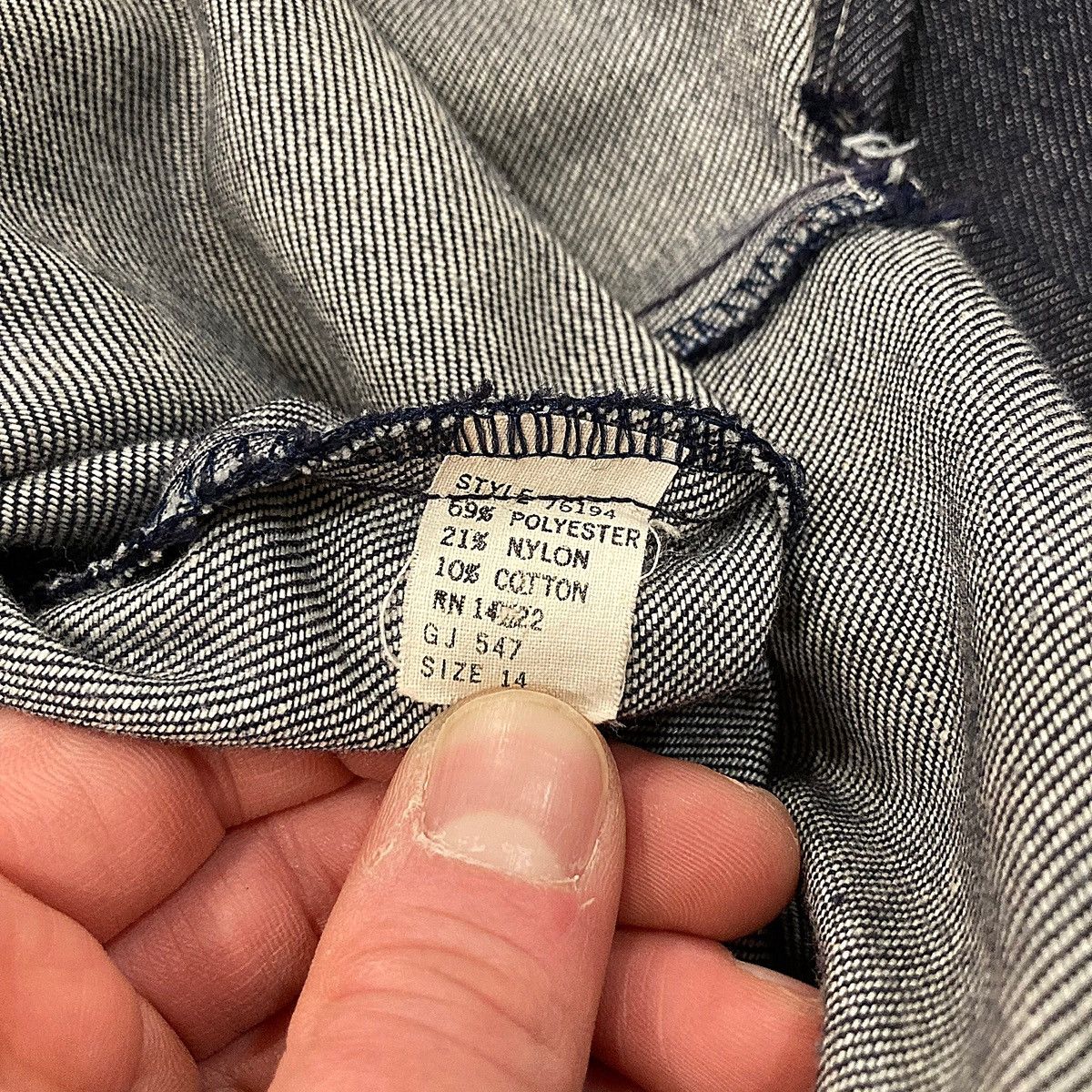 Vintage Vintage 70’s Sears Denim Shirt Size US XS / EU 42 / 0 - 4 Thumbnail