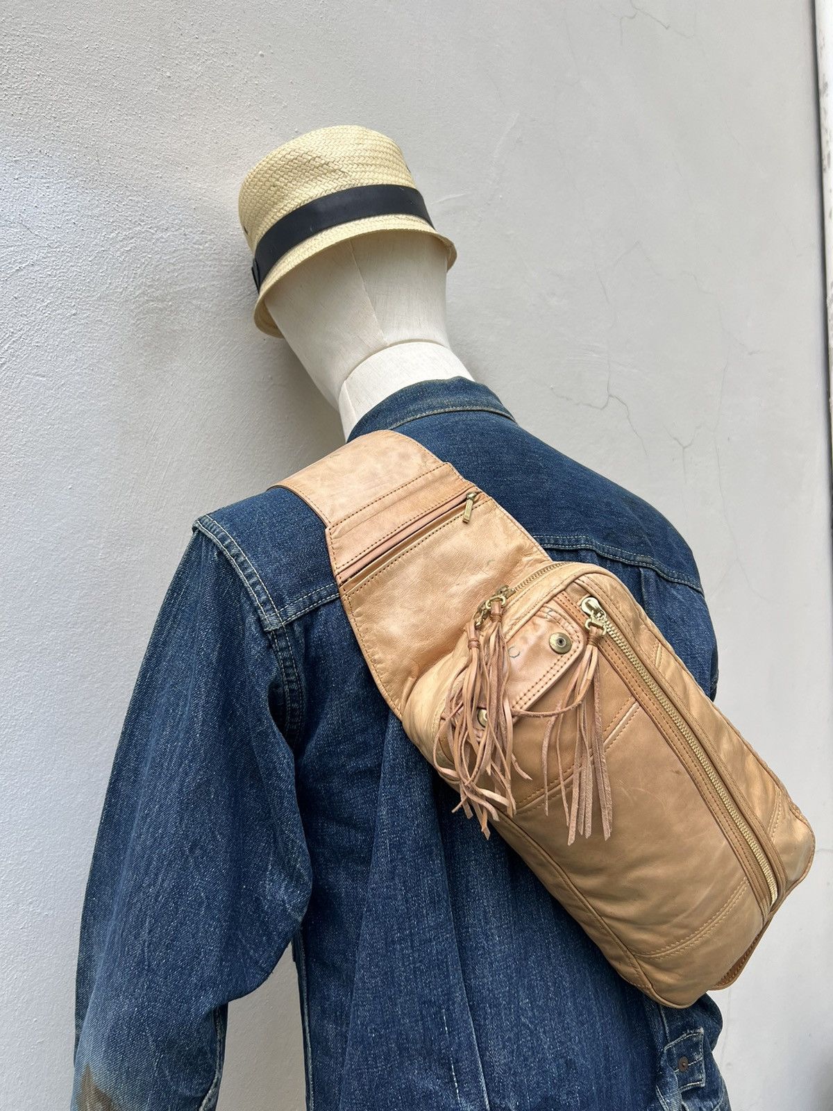 Leather Vinterks Japan Patina Leather Bag Size ONE SIZE - 3 Thumbnail