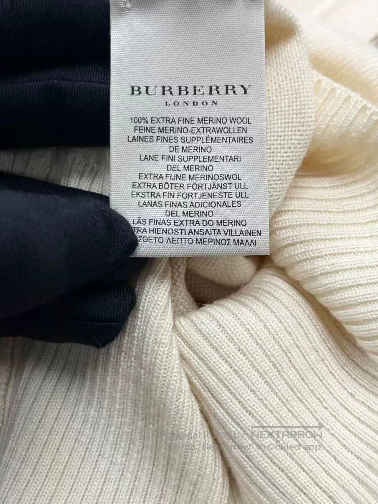 Burberry burberry beige short sleeve knit top. Size S / US 4 / IT 40 - 5 Thumbnail